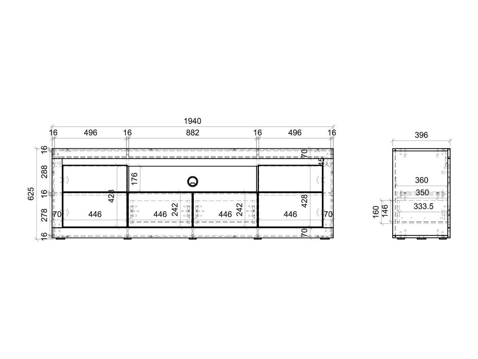 Set de living Ophtola 121 (Stânga)