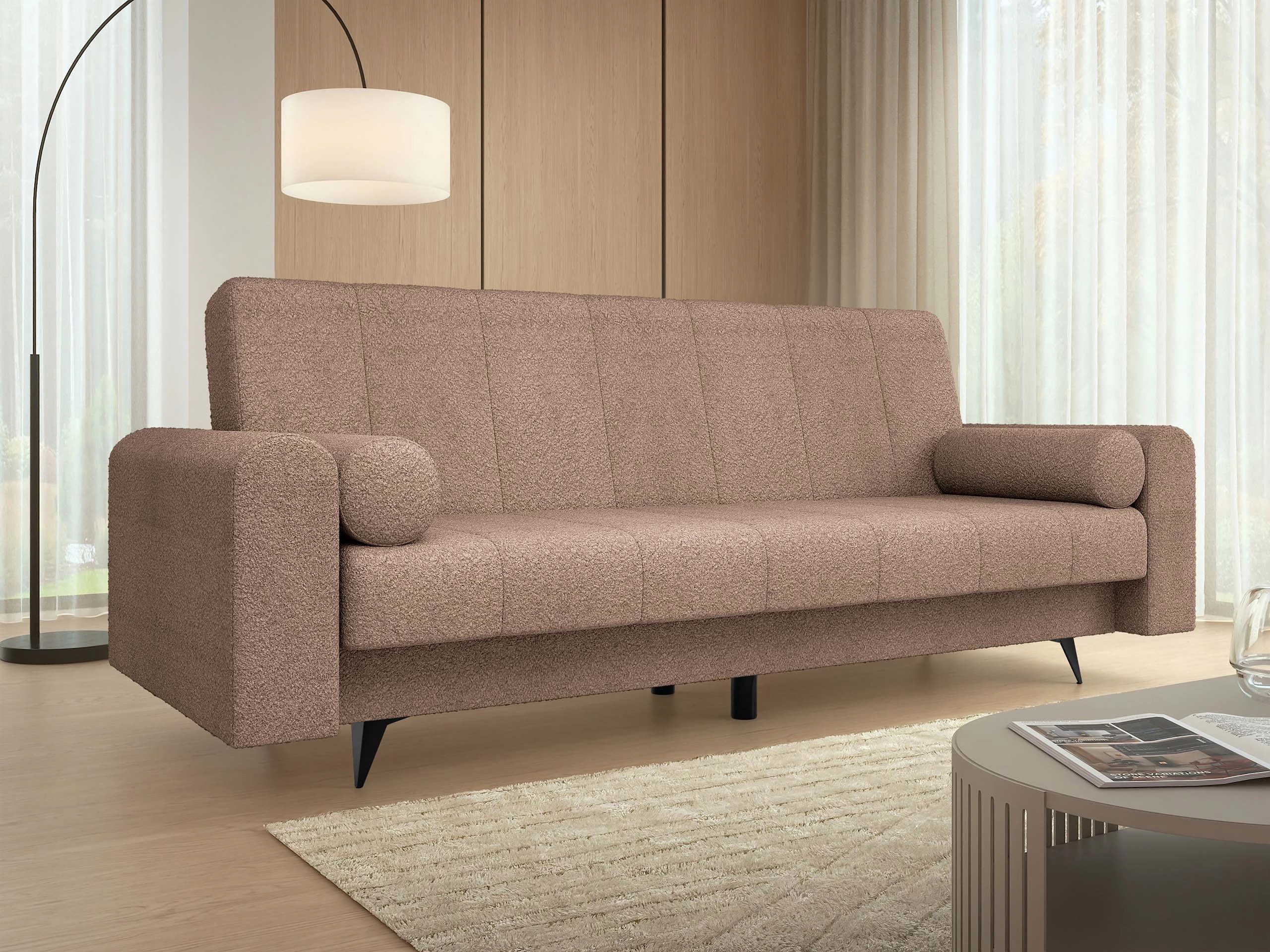 Canapea extensibilă Comfivo Luda (Coral 45)