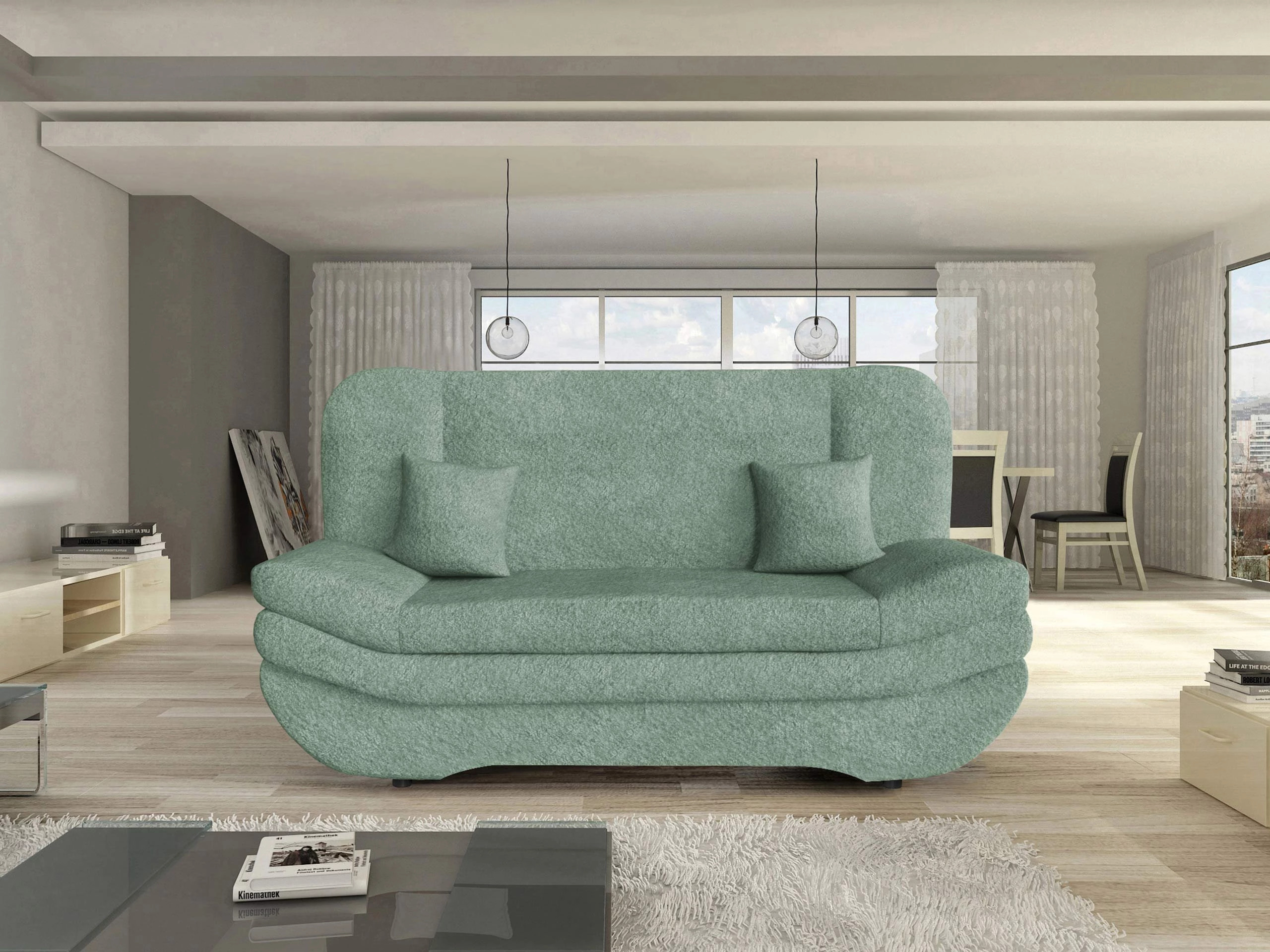 Canapea extensibilă Comfivo Silva (Coral 55)