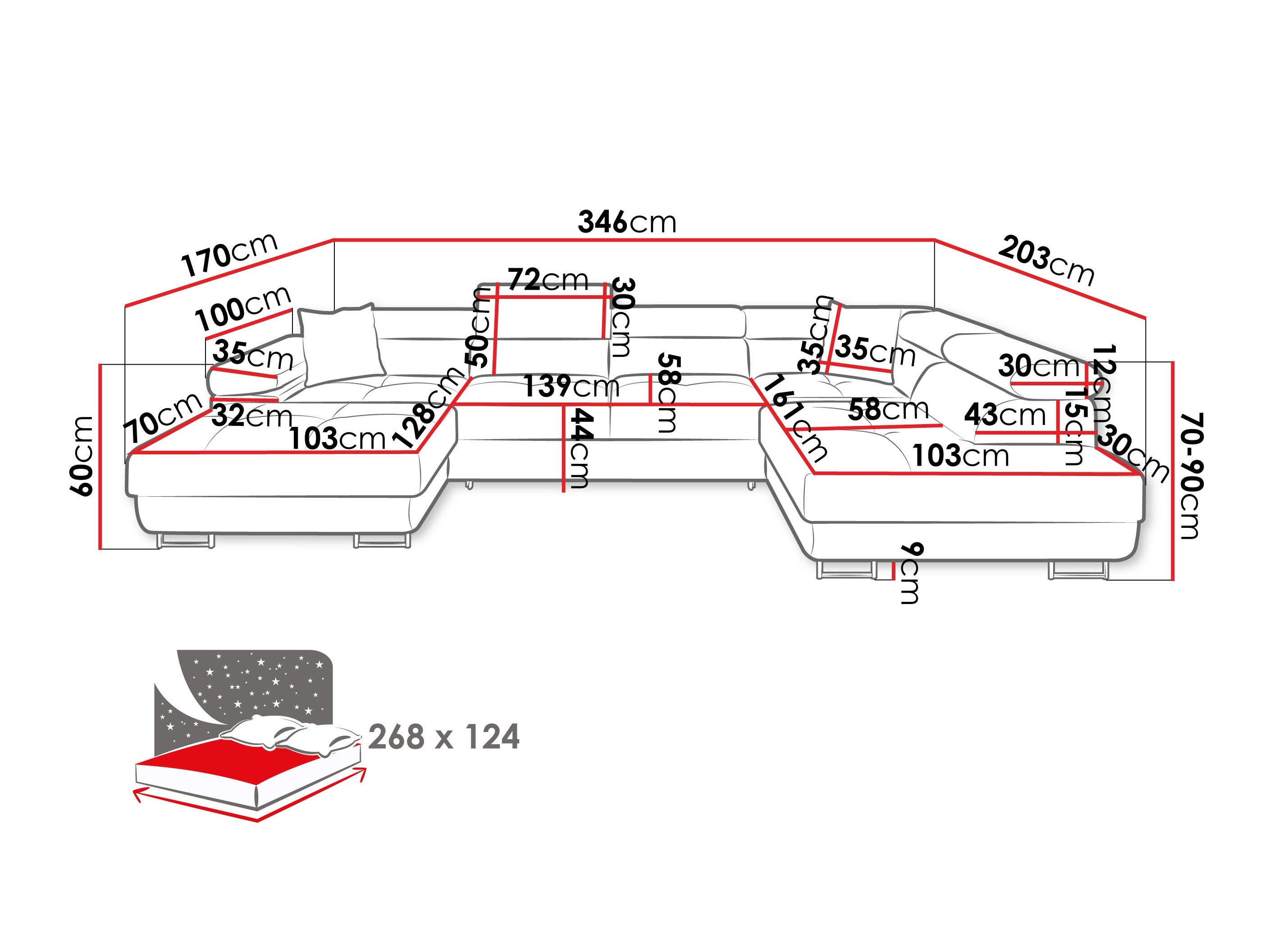 Colțar Comfivo Vinetum III (Manila 02)