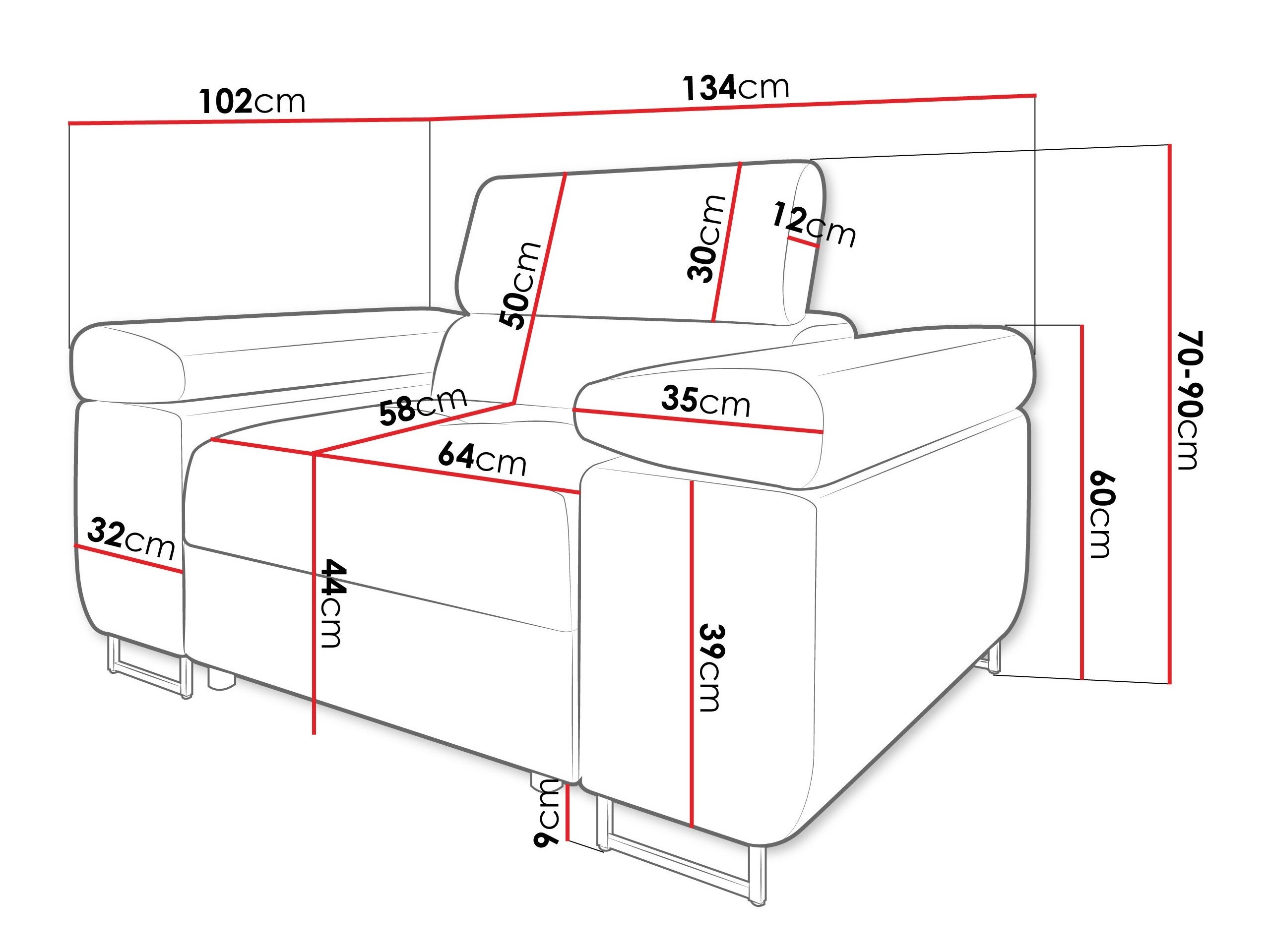 Fotoliu Comfivo Vinetum (Margo 227.09)