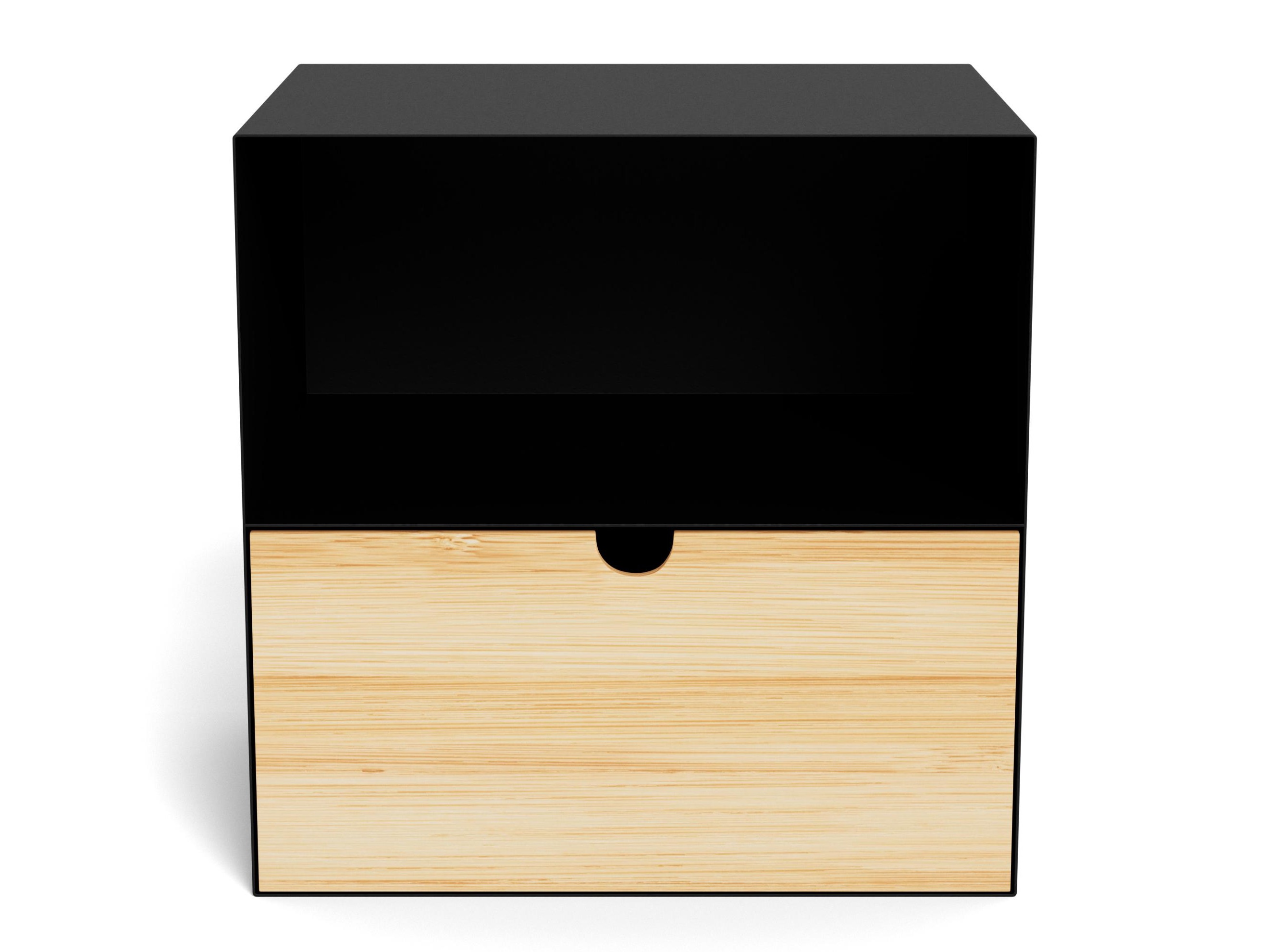 Noptieră Norsica 375 (Negru + Maro deschis)