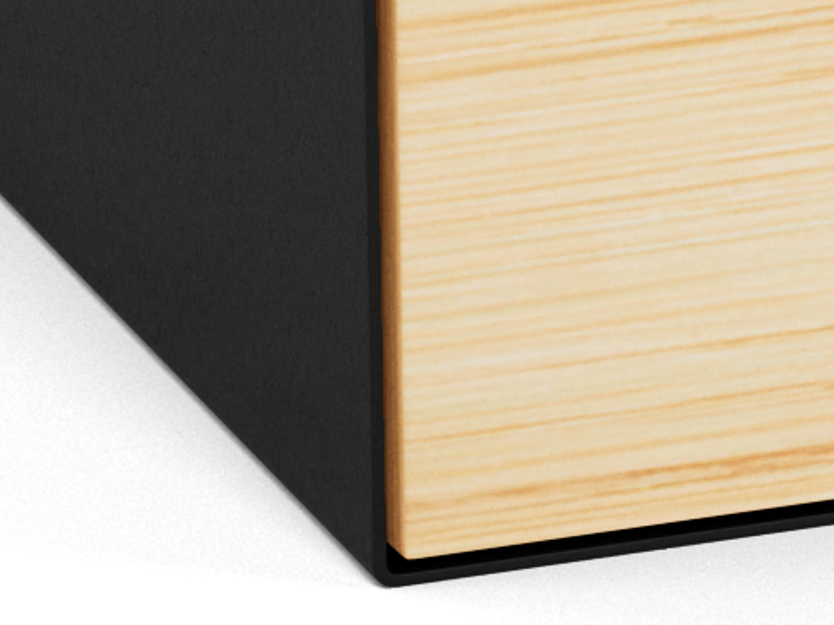 Noptieră Norsica 375 (Negru + Maro deschis)