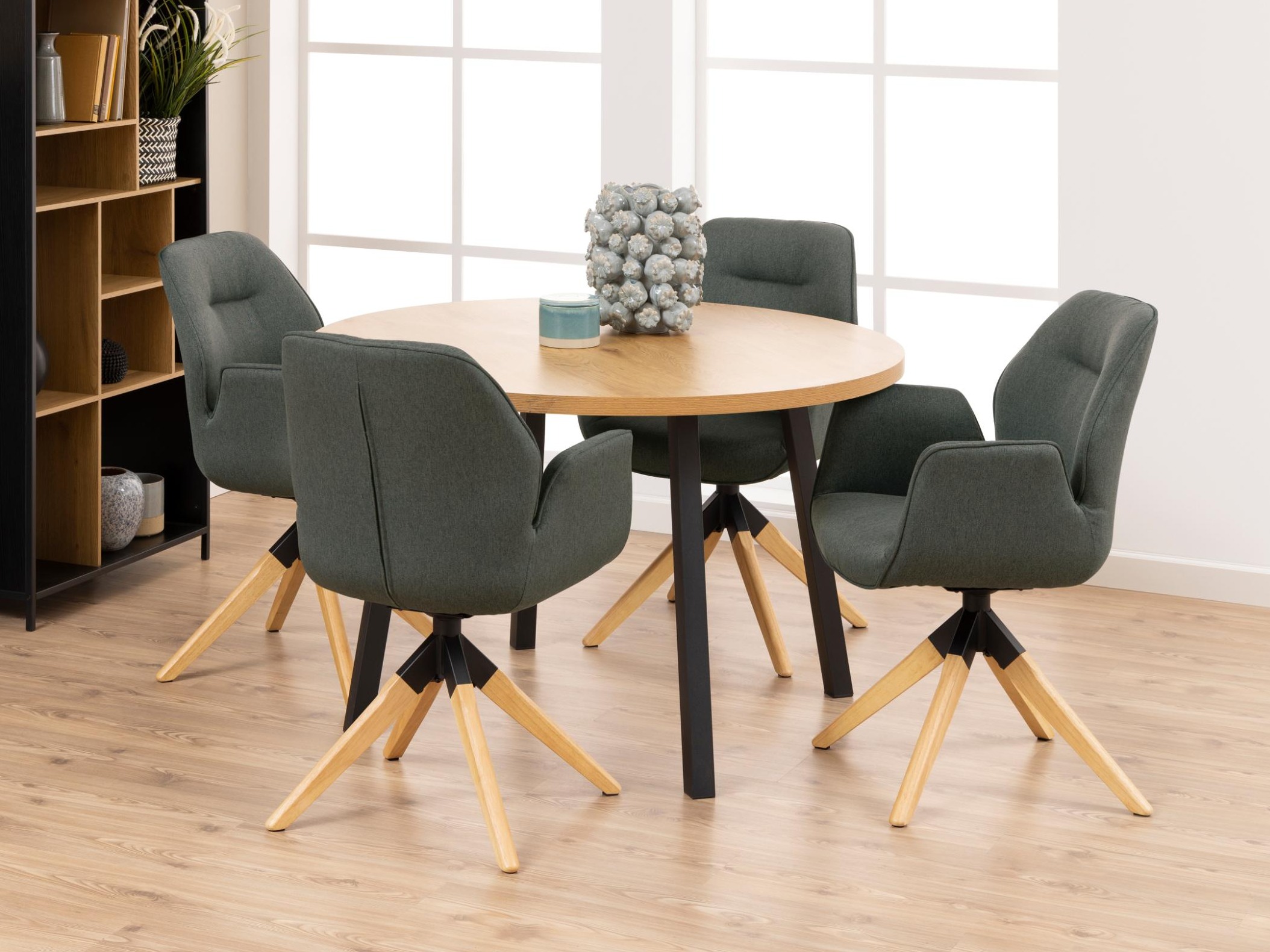 Scaun Norsica 391 (Gri inchis + Maro deschis)