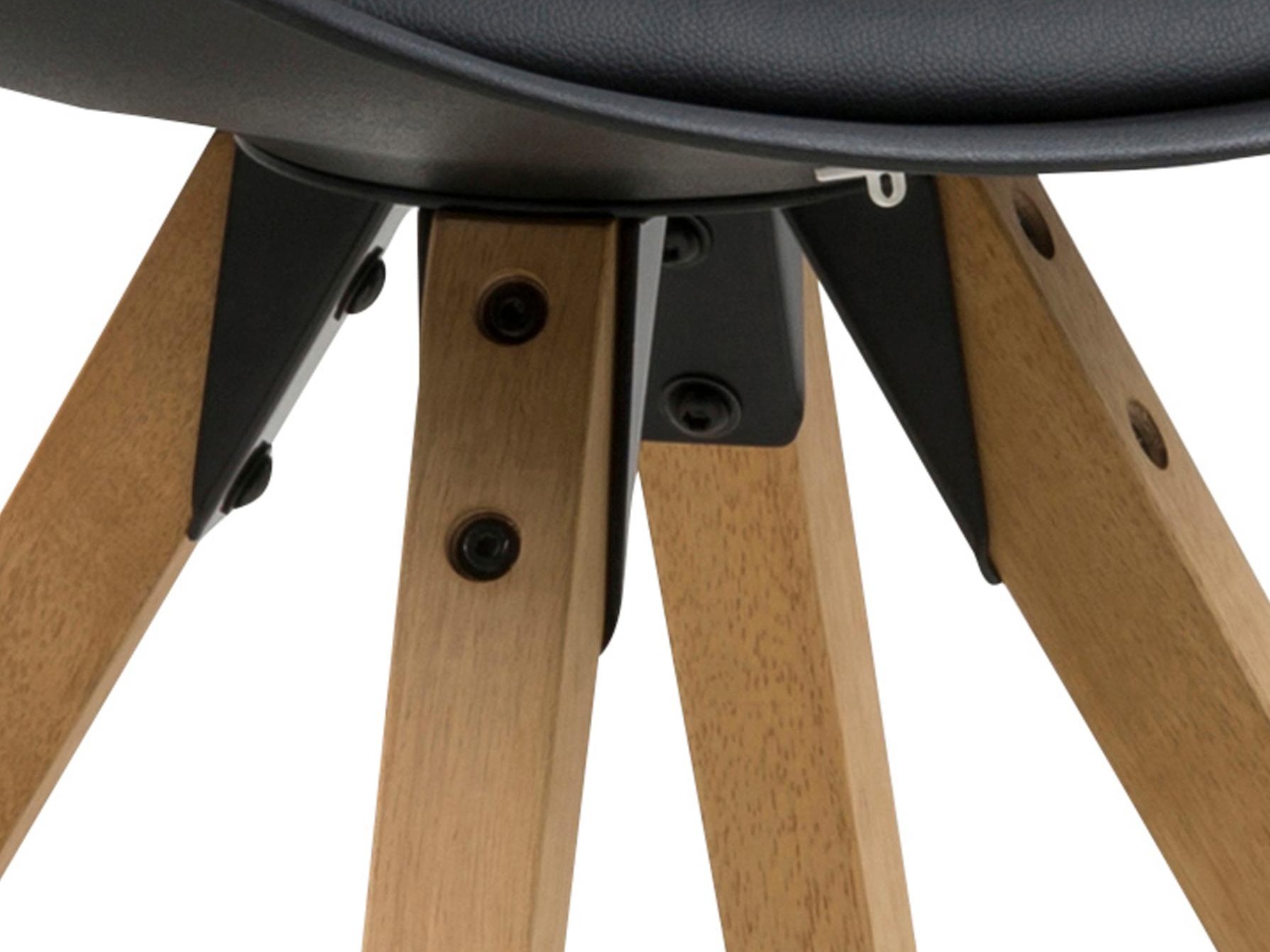 Scaun Norsica 133 (Negru + Maro deschis)