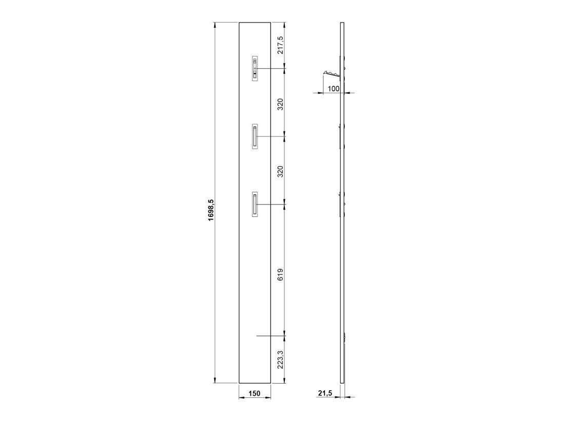 Set de hol Levfena 103 (Cașmir + Navarra stejar + Alb)