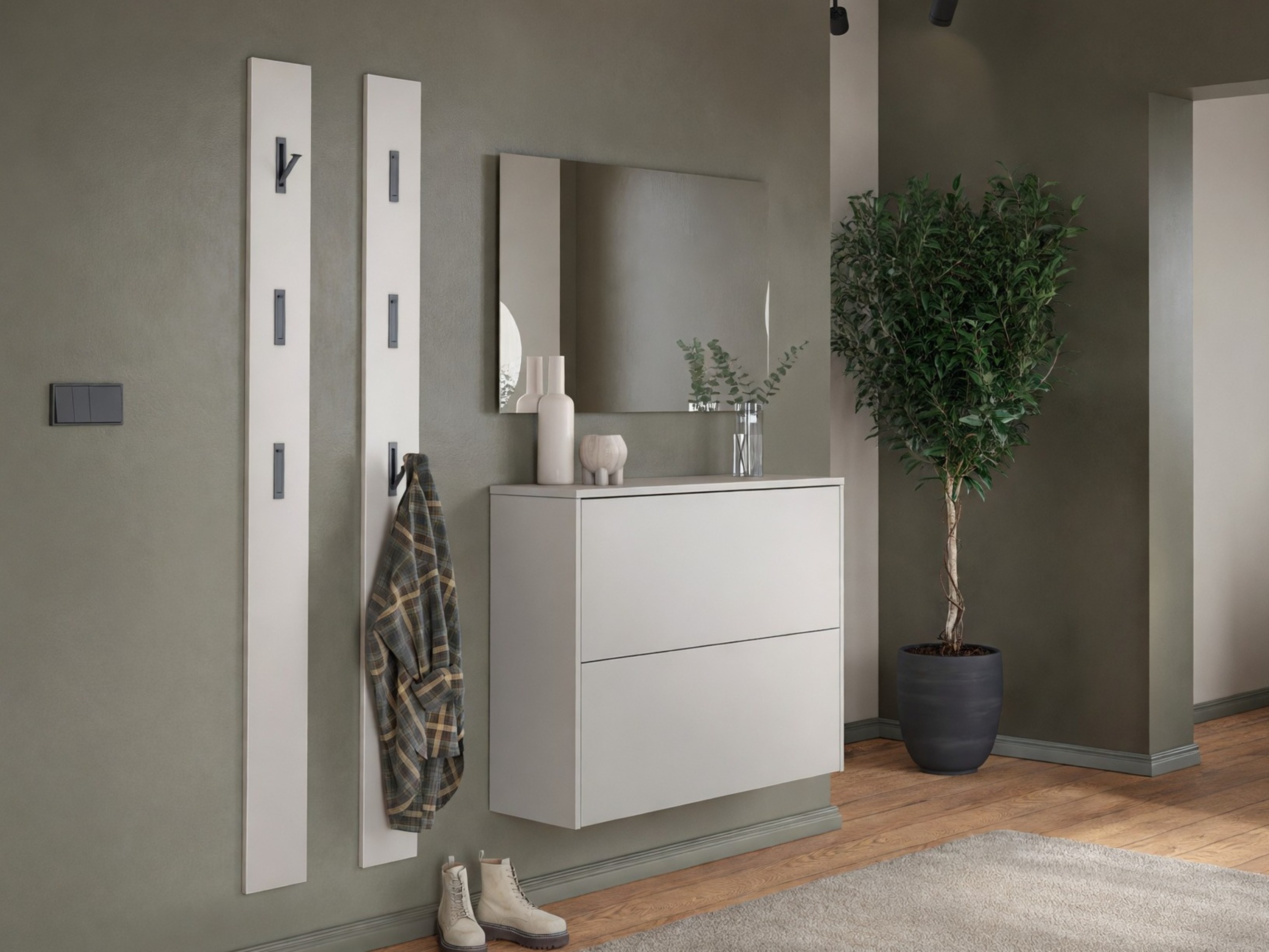 Set de hol Levfena 103 (Cașmir + Navarra stejar + Alb)