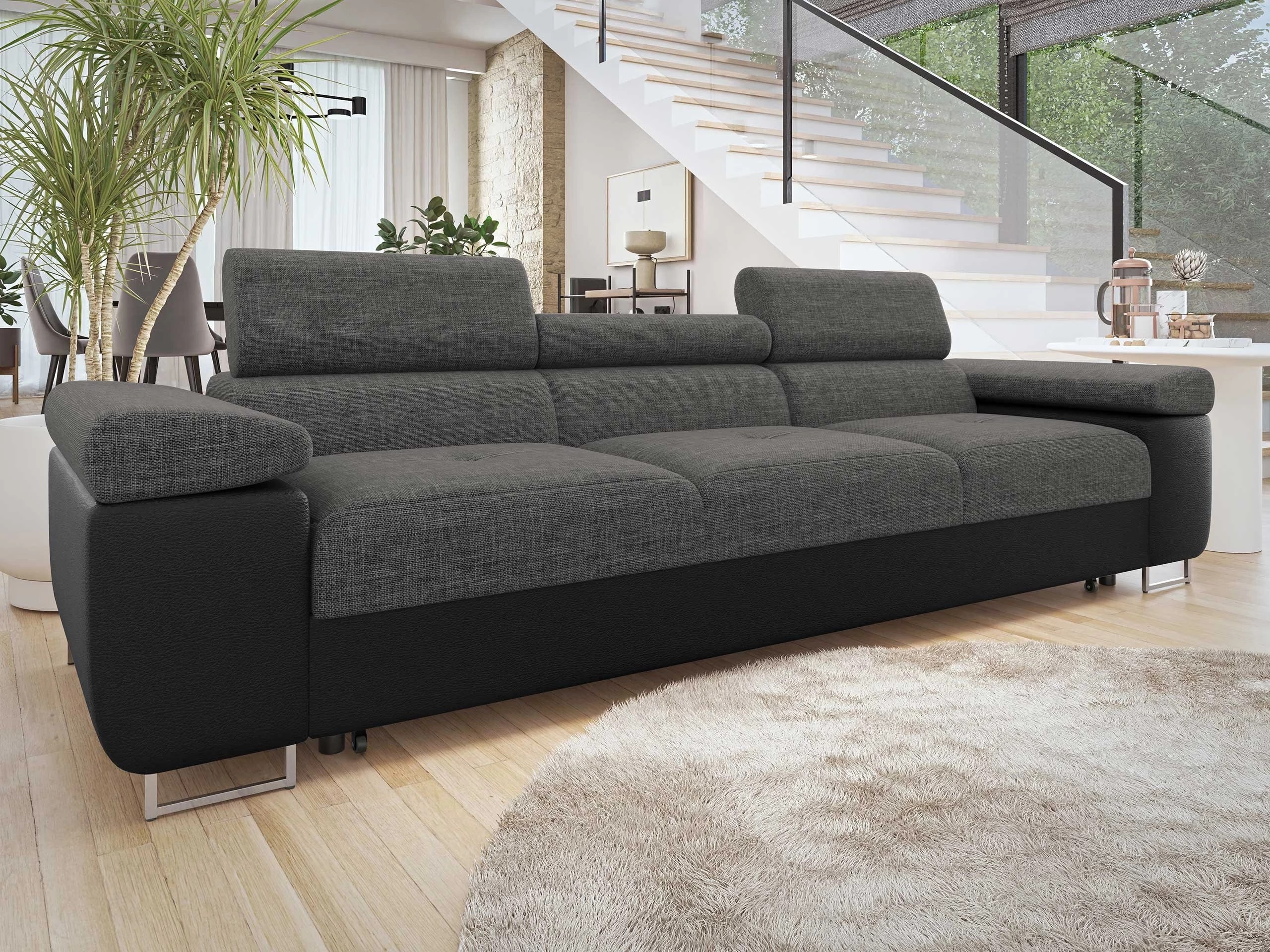 Canapea extensibilă Comfivo Vinetum (Soft 011 + Lux 06)