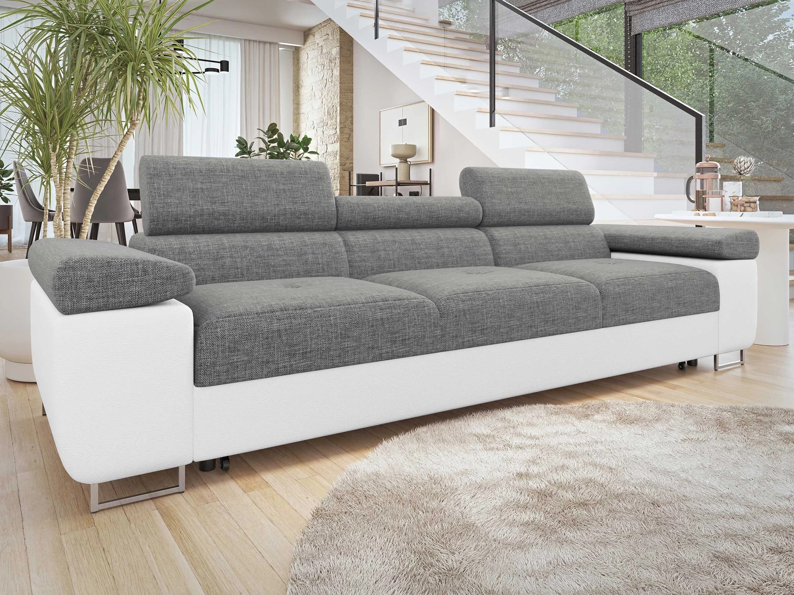 Canapea extensibilă Comfivo Vinetum (Soft 017 + Lux 05)