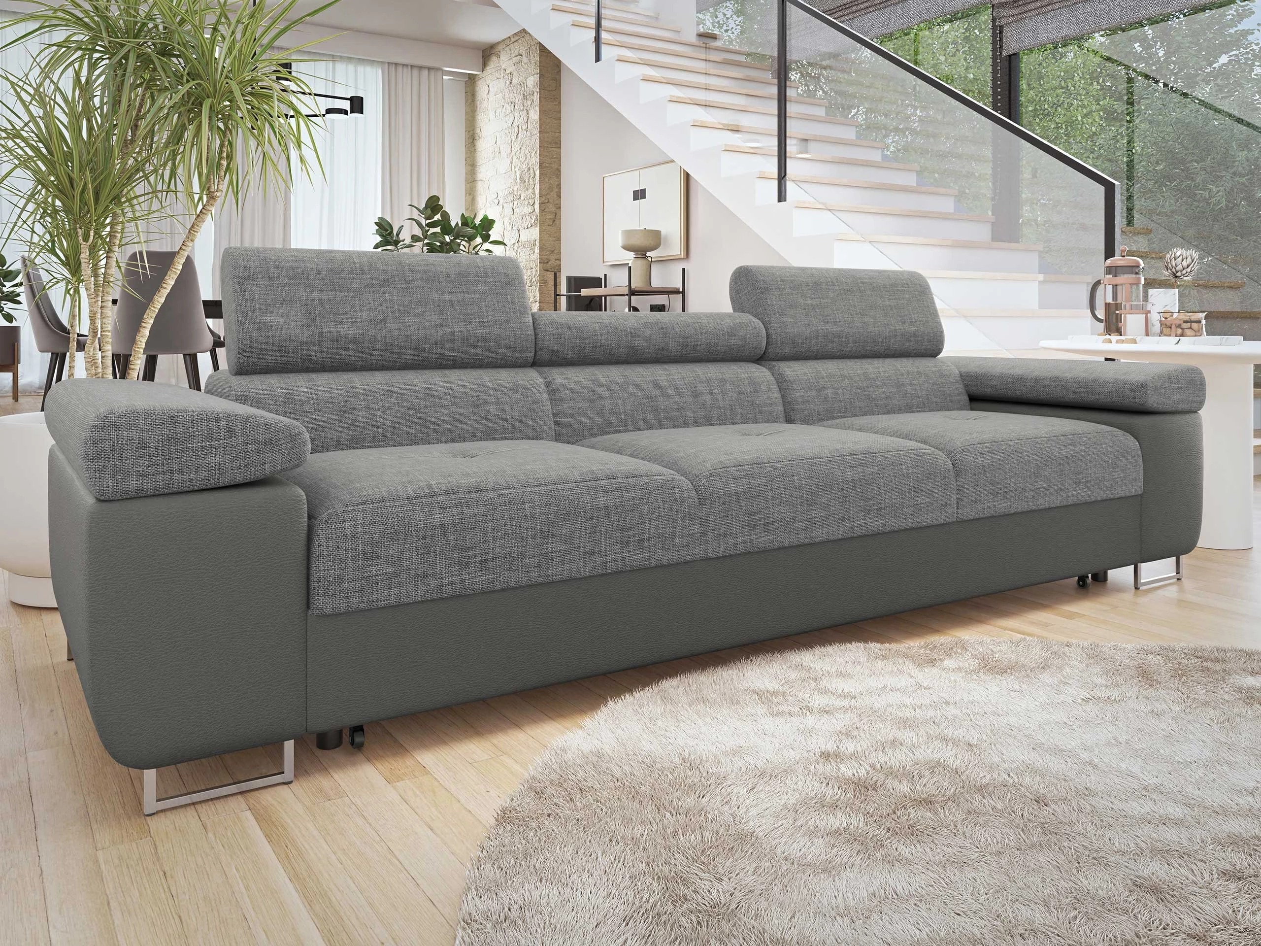 Canapea extensibilă Comfivo Vinetum (Soft 029 + Lux 05)
