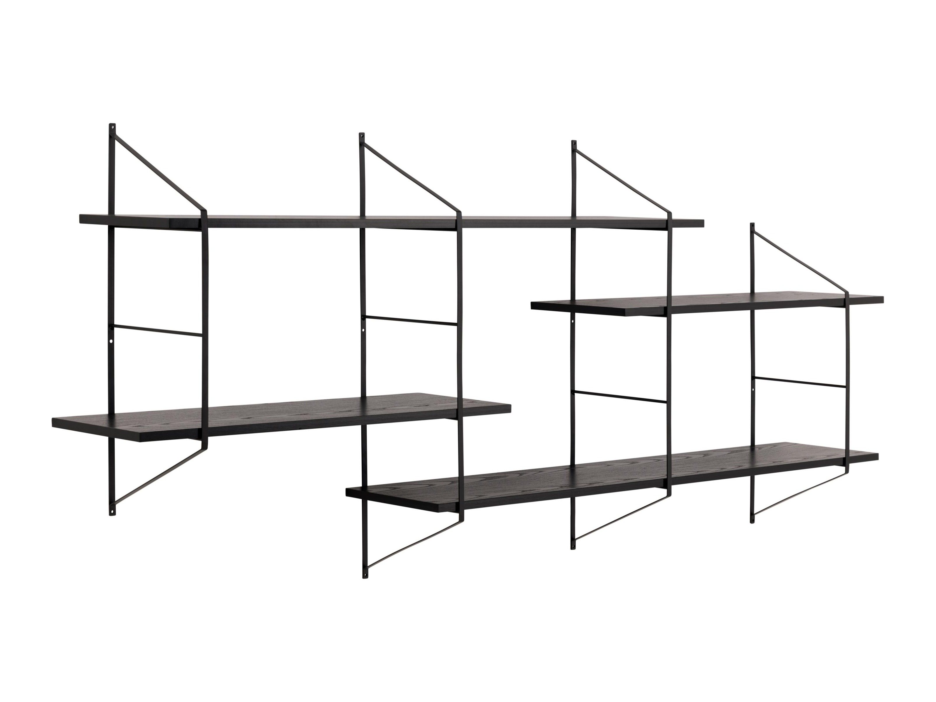 Raft de perete Norsica 447 (Negru)