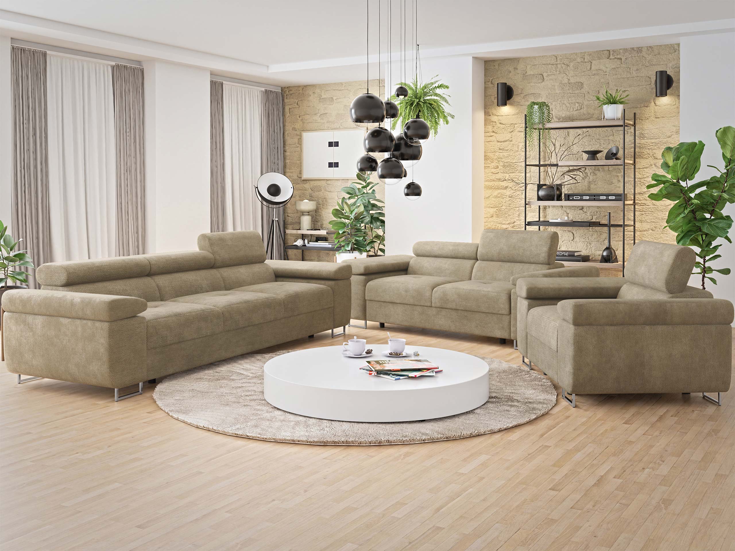 Set mobilier tapițat Comfivo Vinetum (Lumo 30)