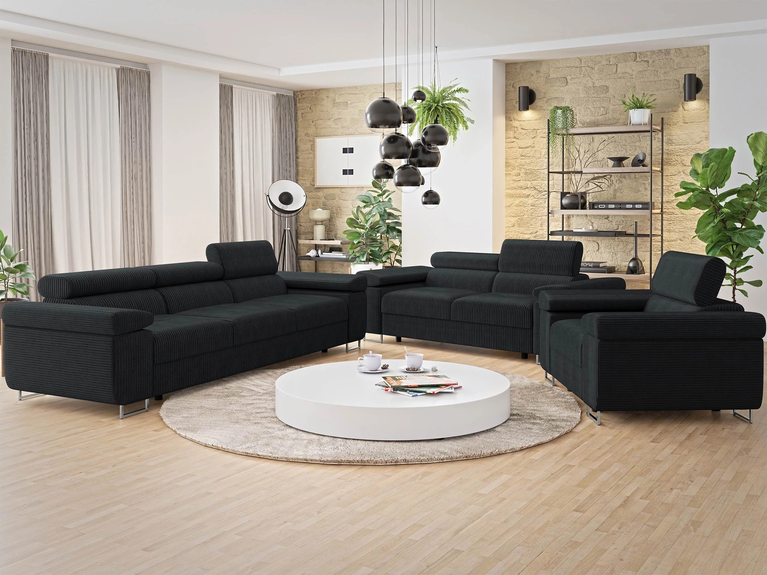 Set mobilier tapițat Comfivo Vinetum (Poso 135)