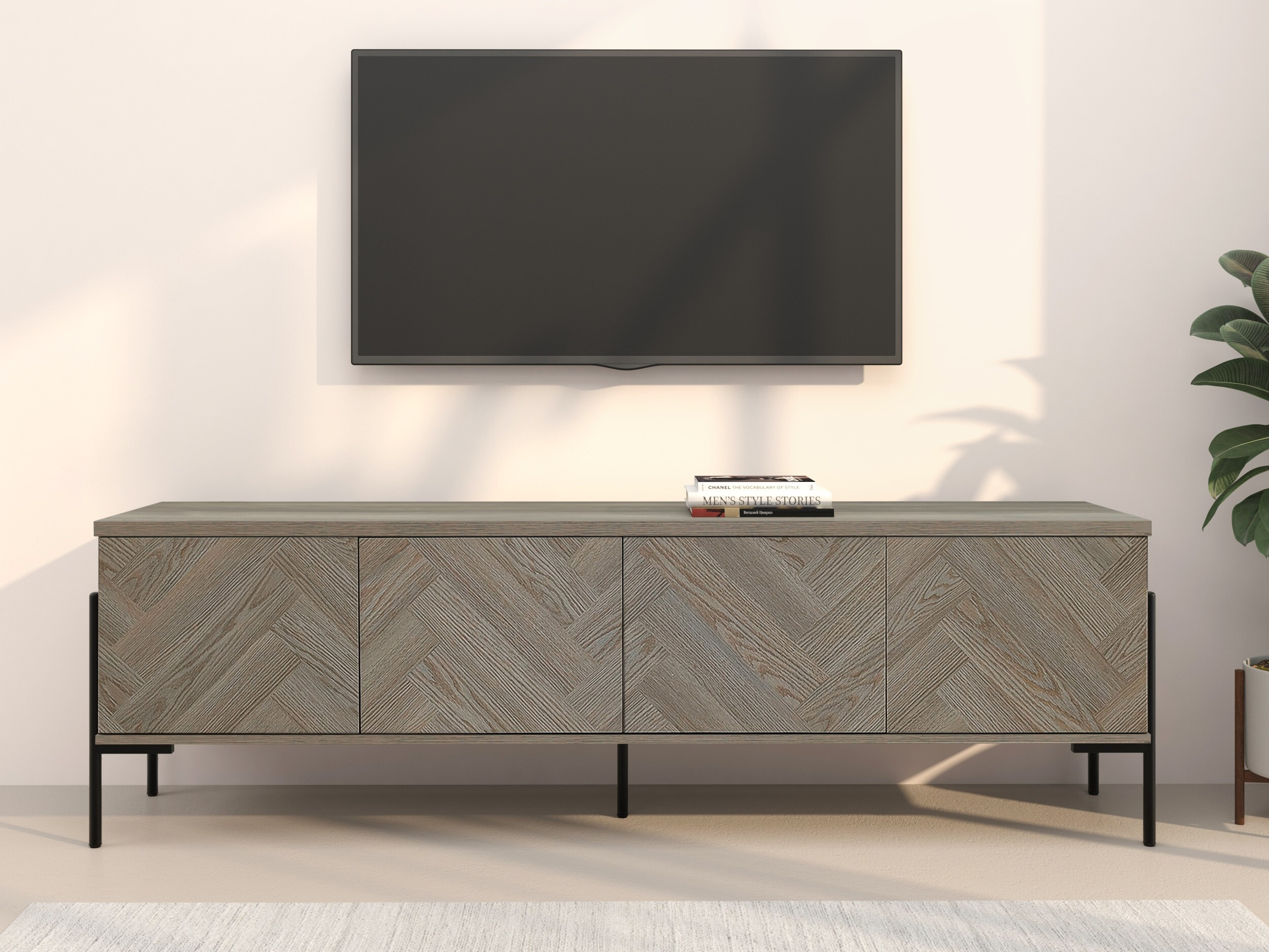 Comodă TV Denton 1525 (Stejar)