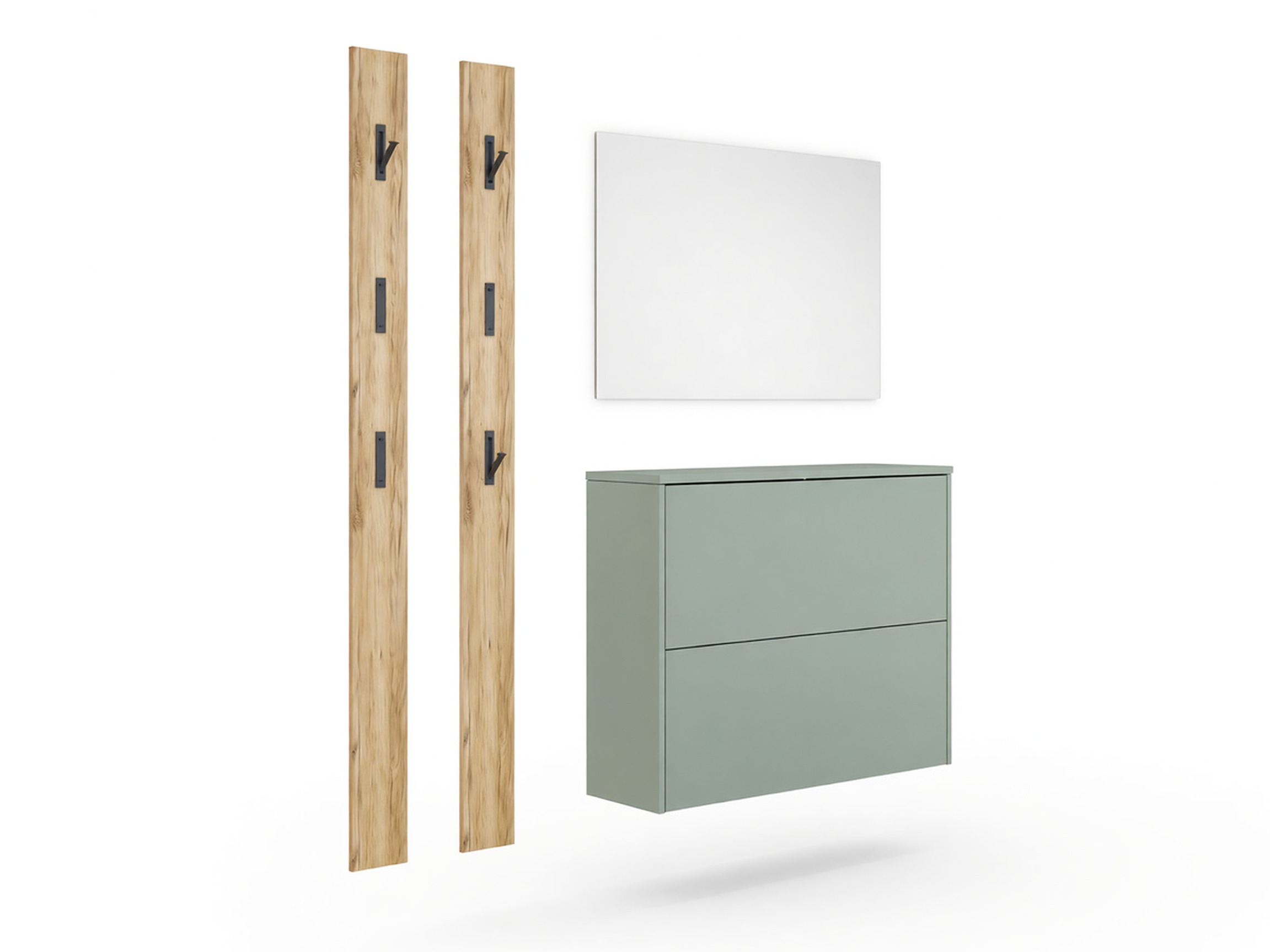 Set de hol Levfena 103 (Verde + Navarra stejar)