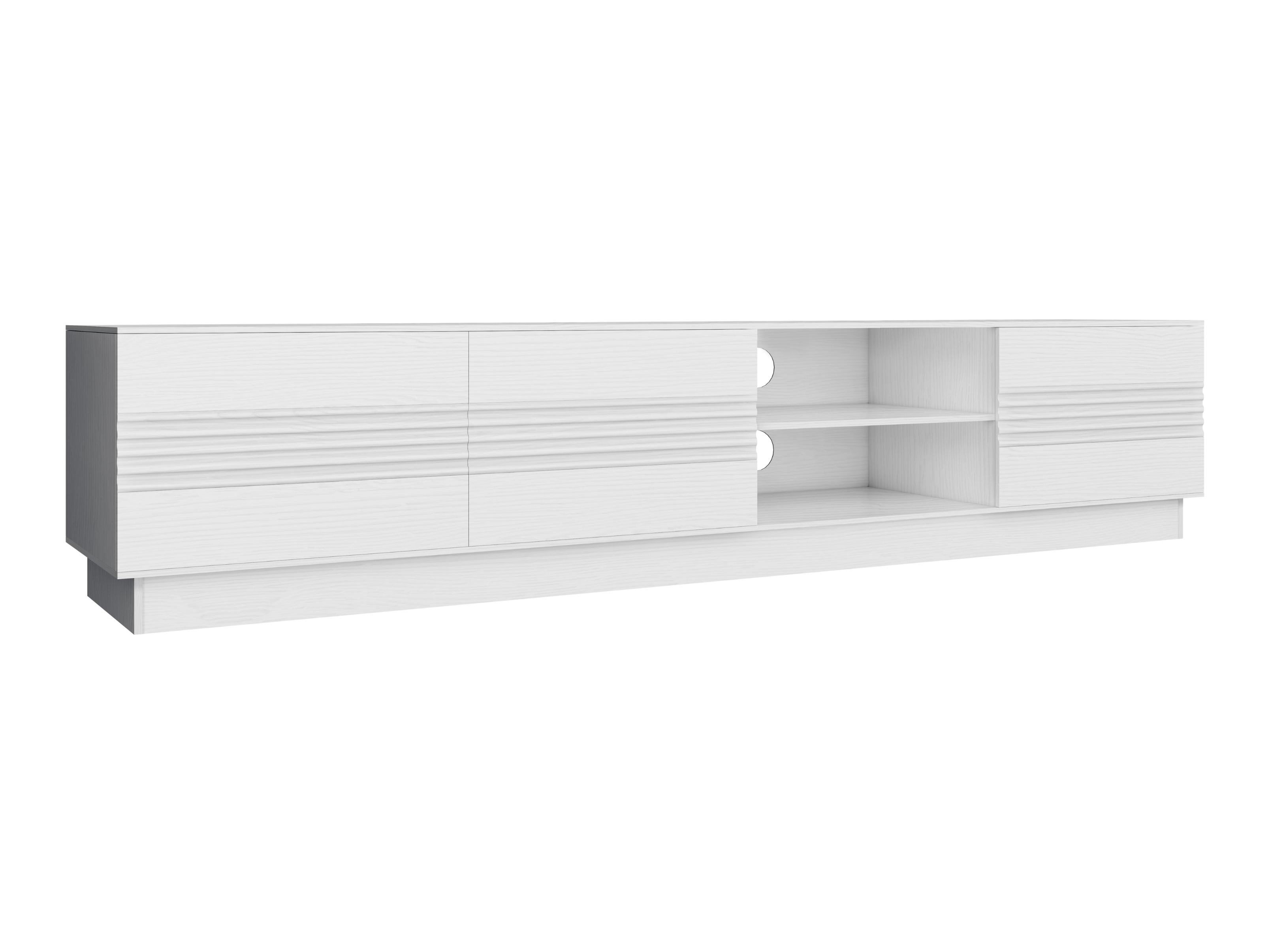 Comodă TV Denton 1526 (Alb)