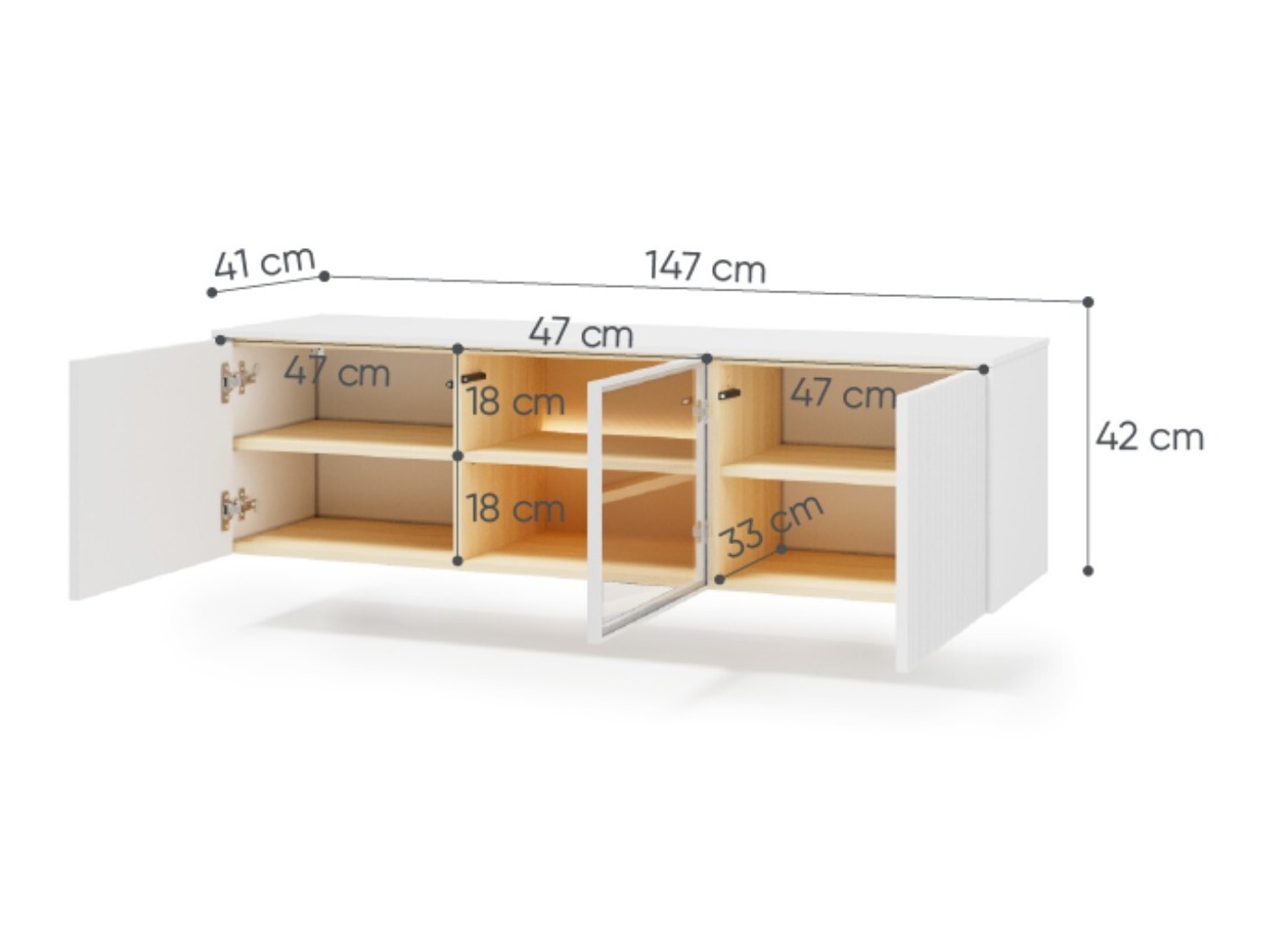 Comodă TV Mirbelo 108