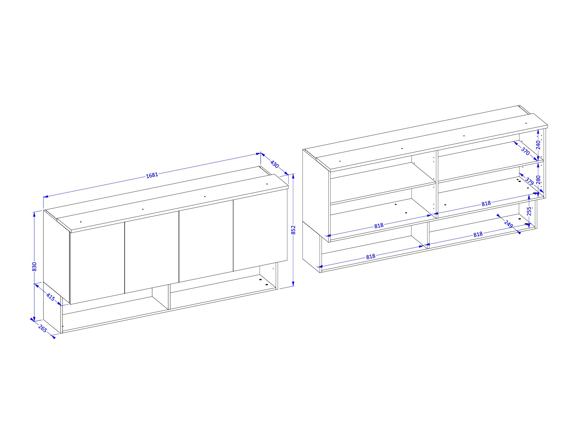 Dulap de perete Nolcala 105 (Stejar + Bej)