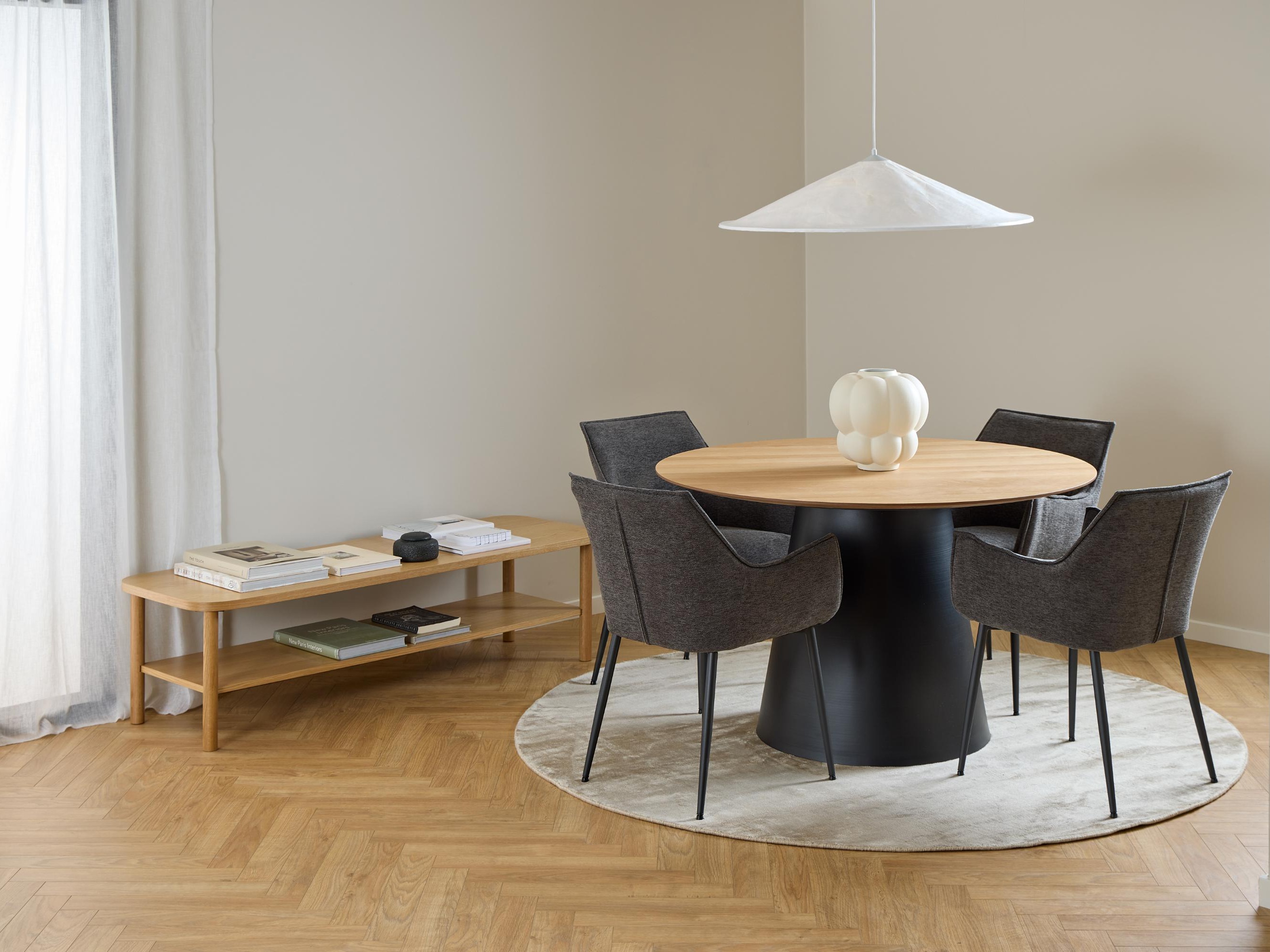 Masă Norsica 909 (Negru + Stejar)