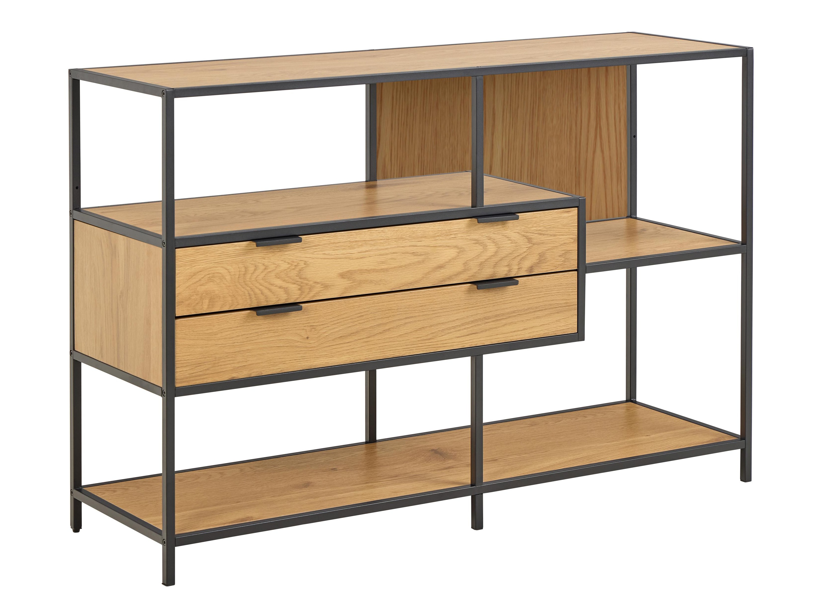 Raft Norsica Sevferi 183 (Negru + Stejar natur)