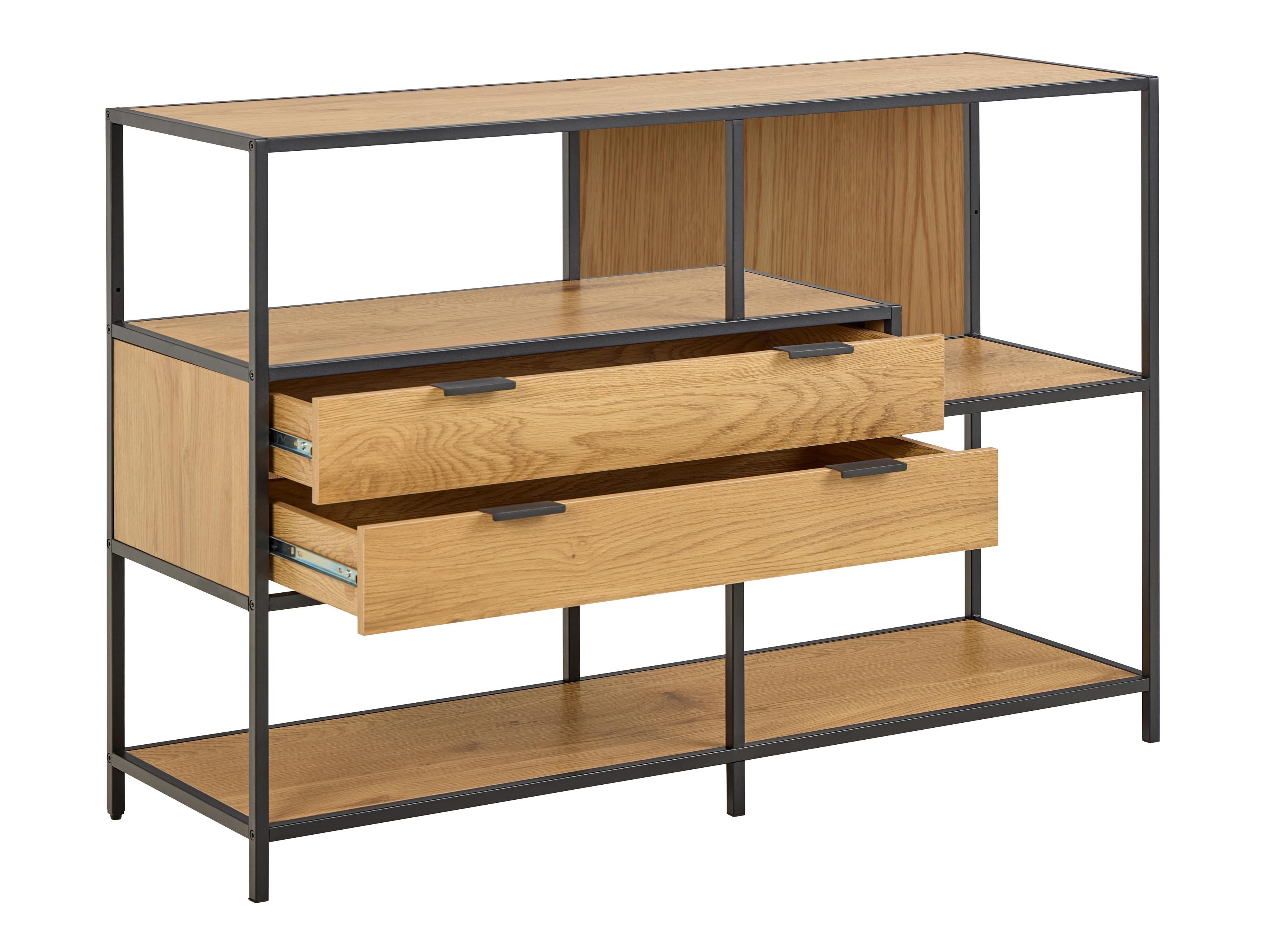 Raft Norsica Sevferi 183 (Negru + Stejar natur)