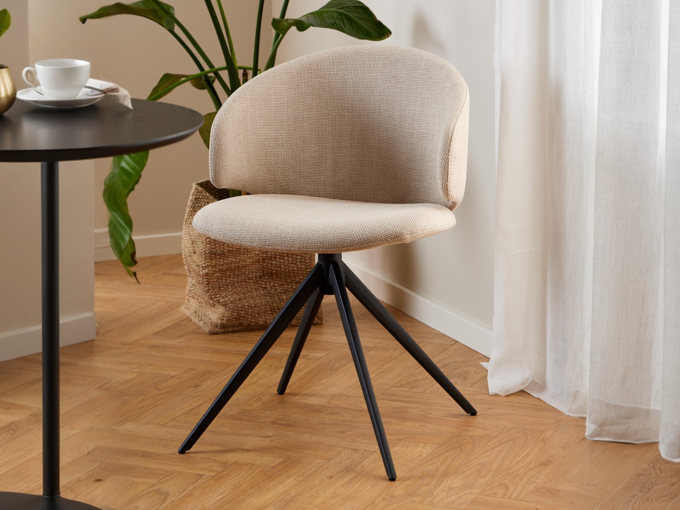 Scaun Norsica 910 (Negru + Bej)