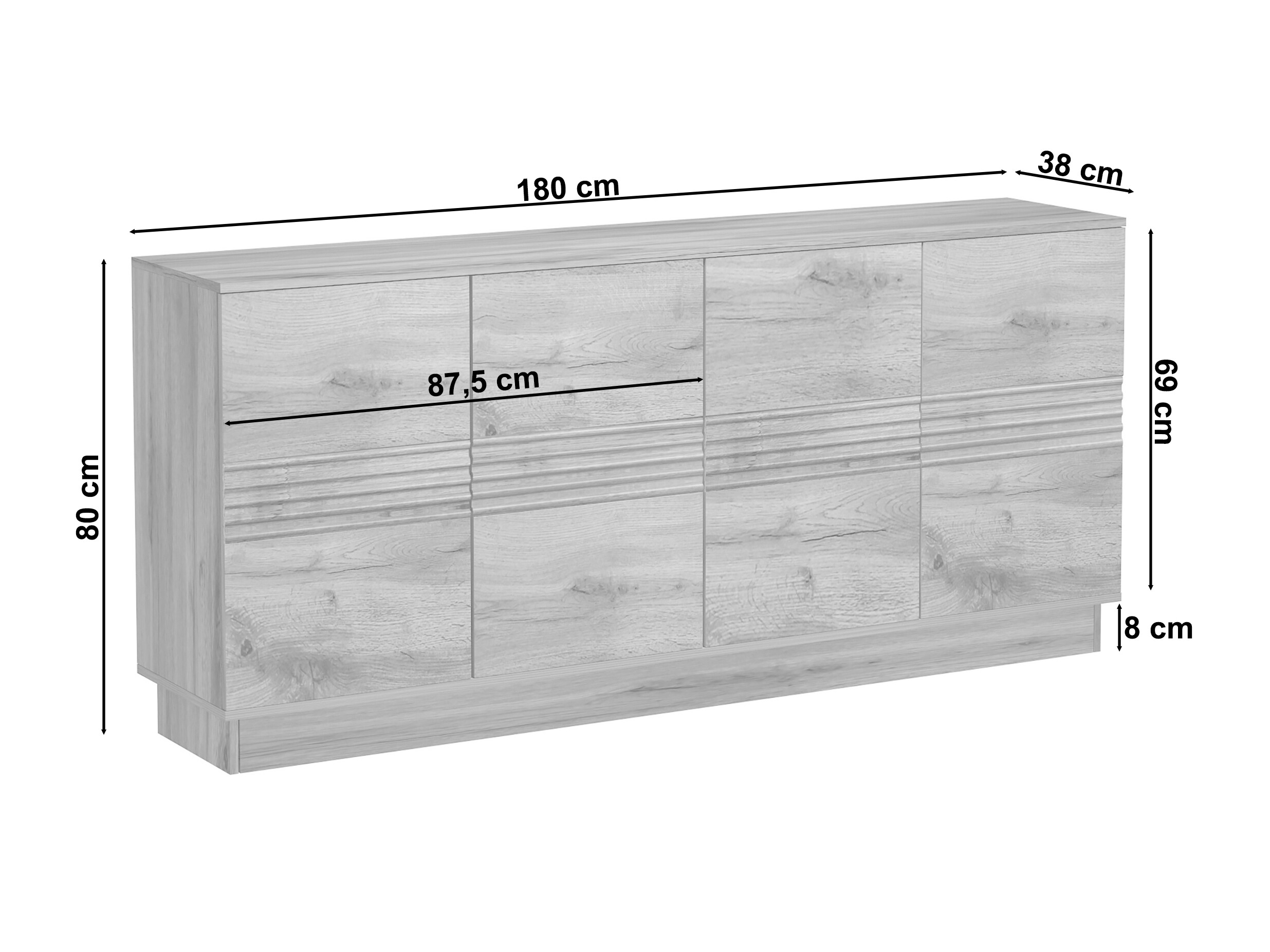 Bufet Denton 1527 (Alb)