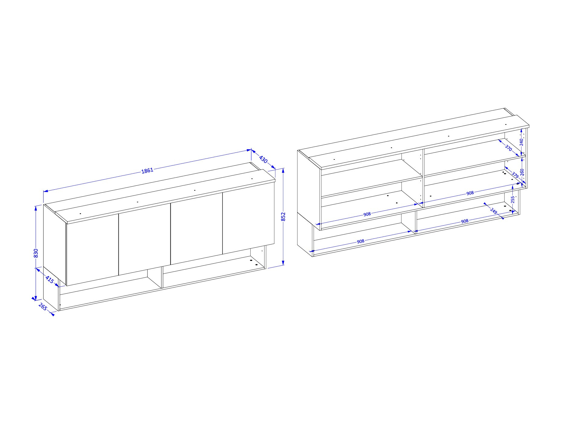 Dulap de perete Nolcala 106 (Stejar + Bej)