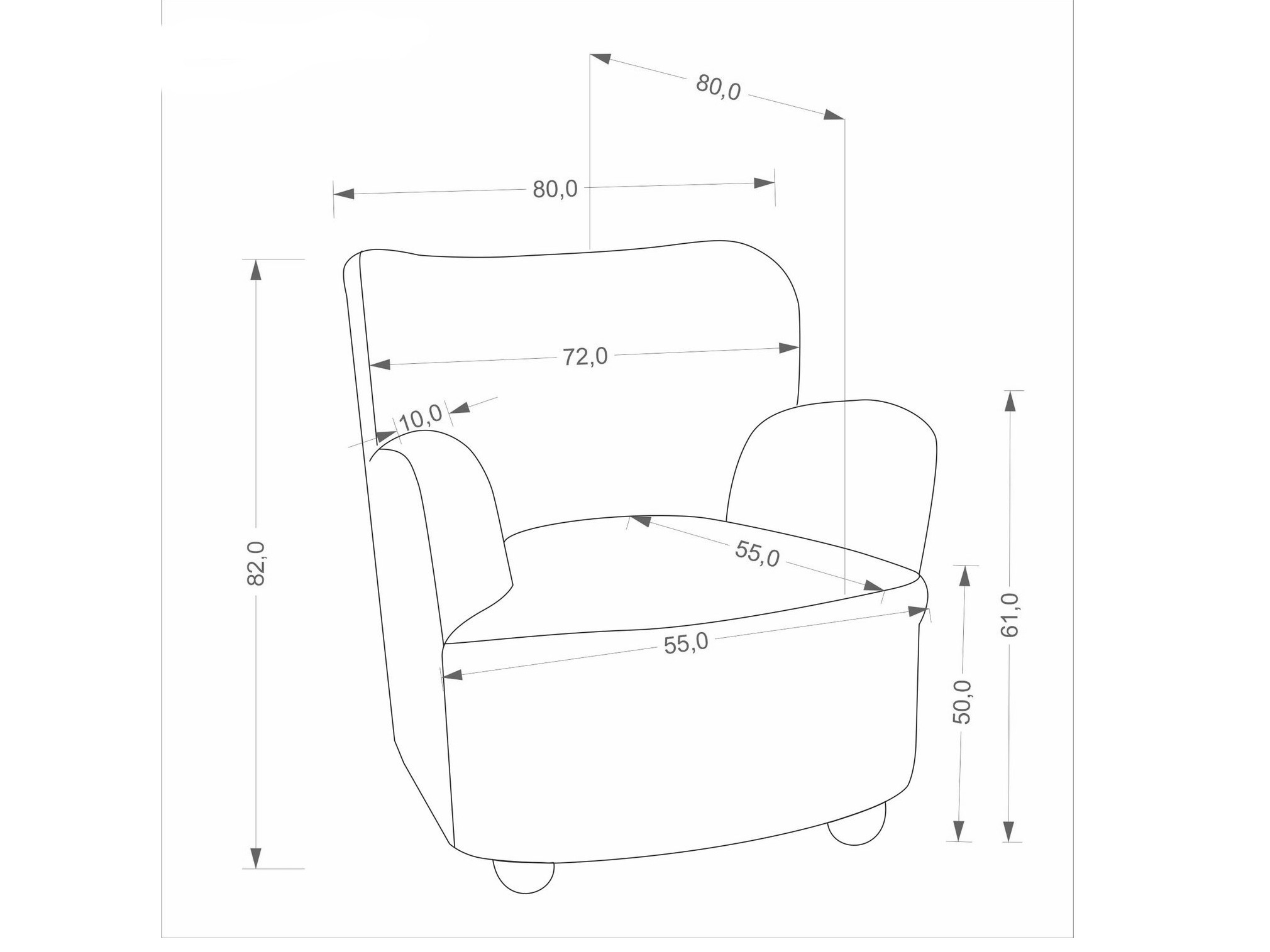 Fotoliu Houston 2097 (Maro deschis)