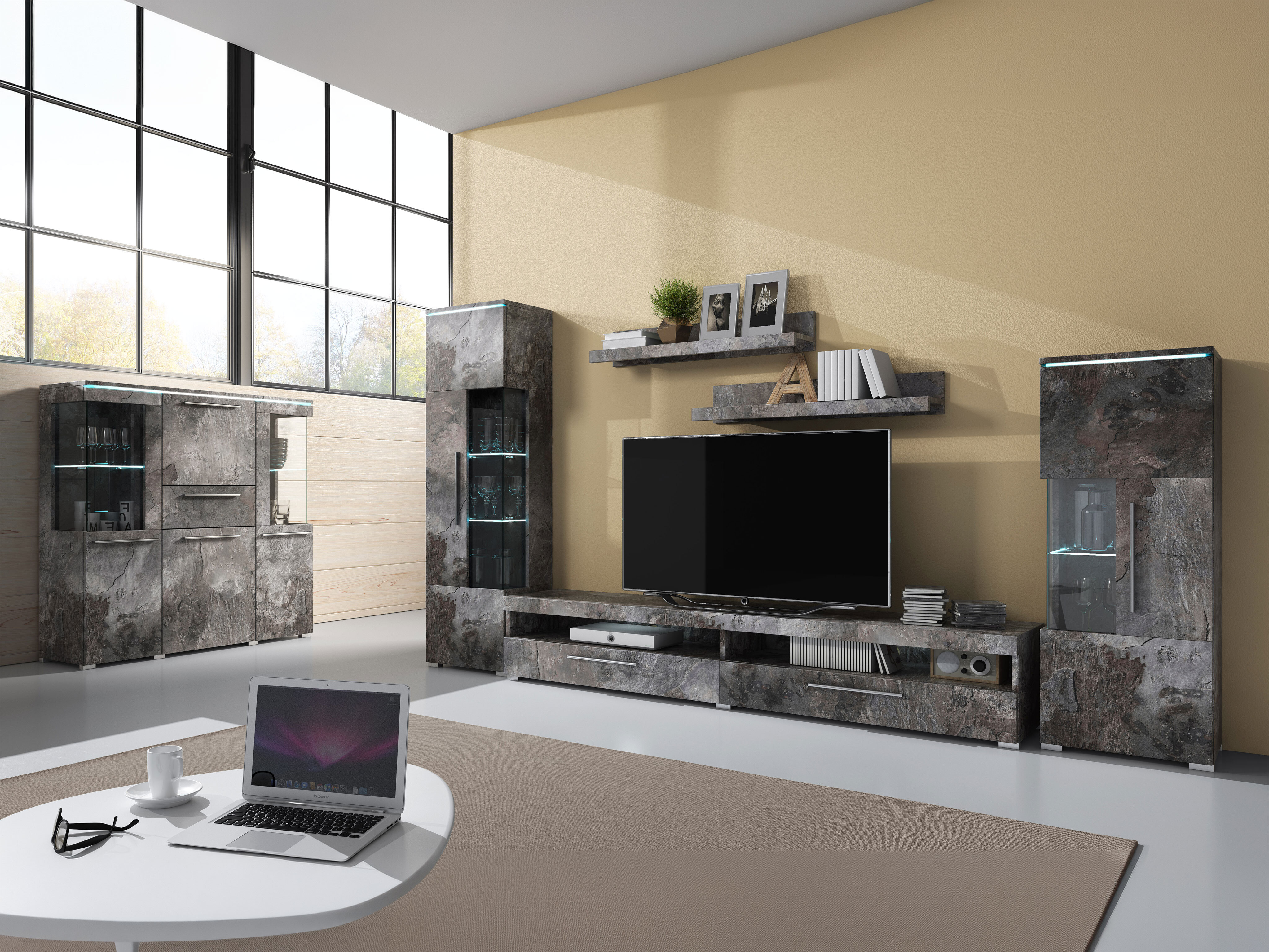 Comodă Torvire 115 (Beton închis la culoare)