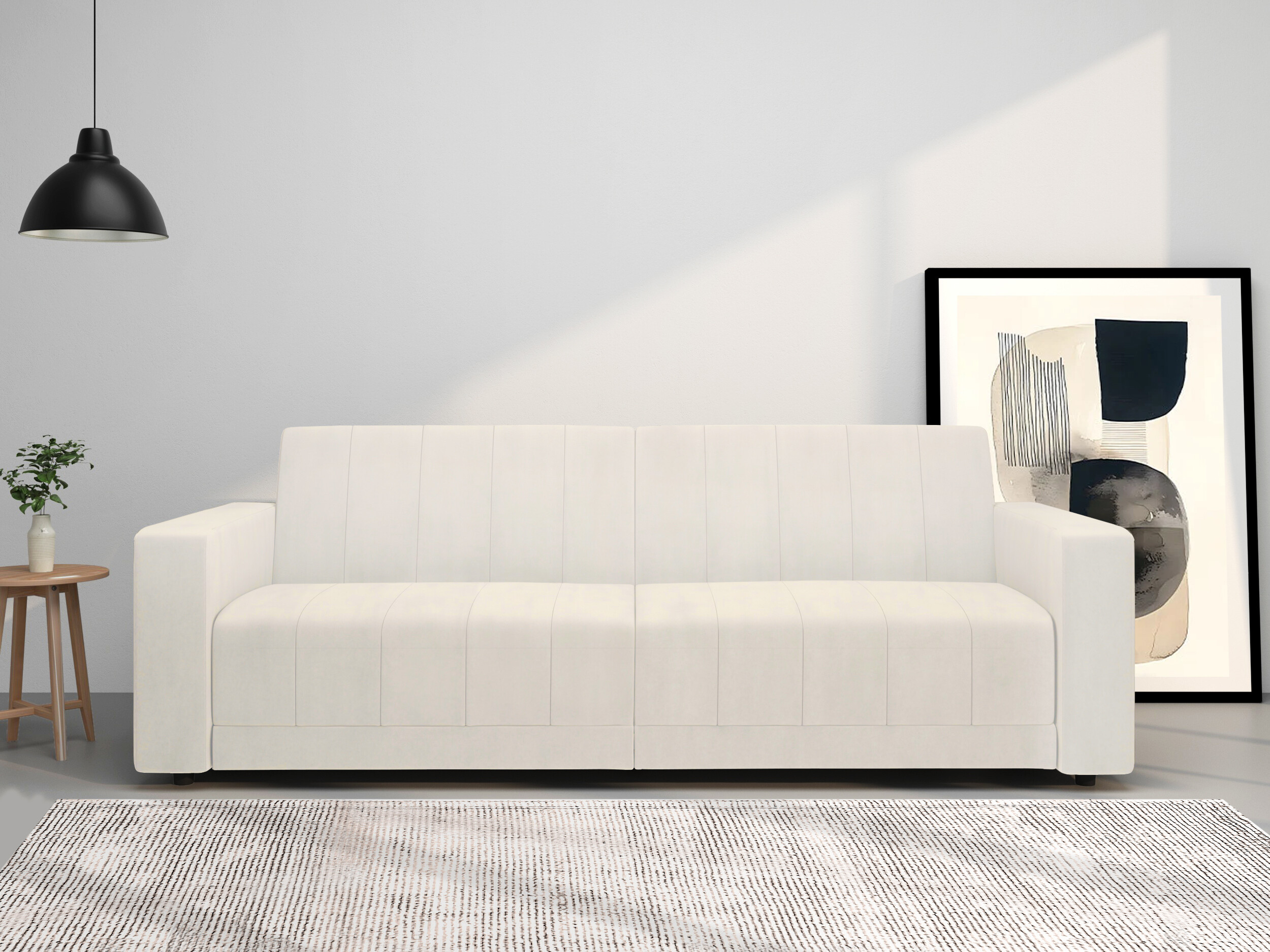 Canapea extensibilă Tulsa 679 (Crem)