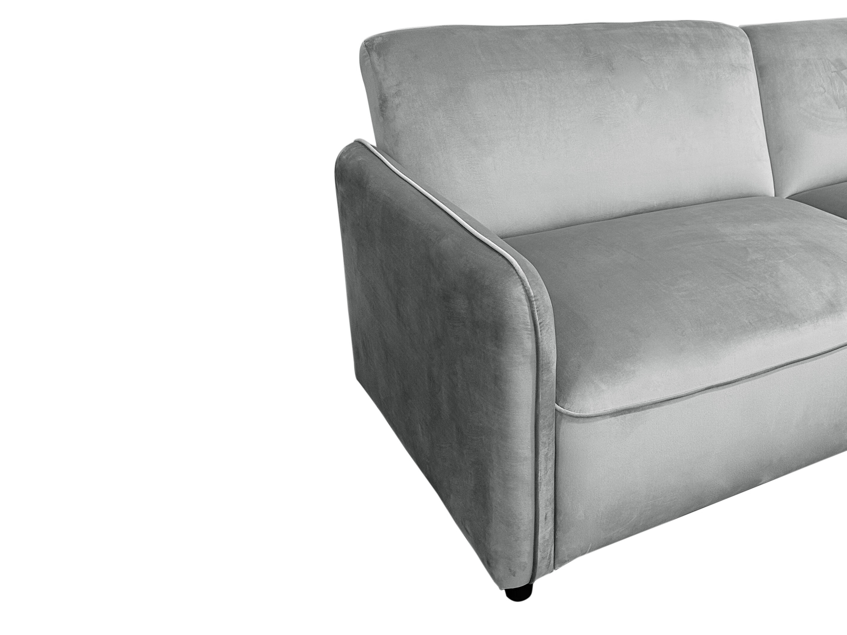 Canapea extensibilă Tulsa 681 (Gri deschis)