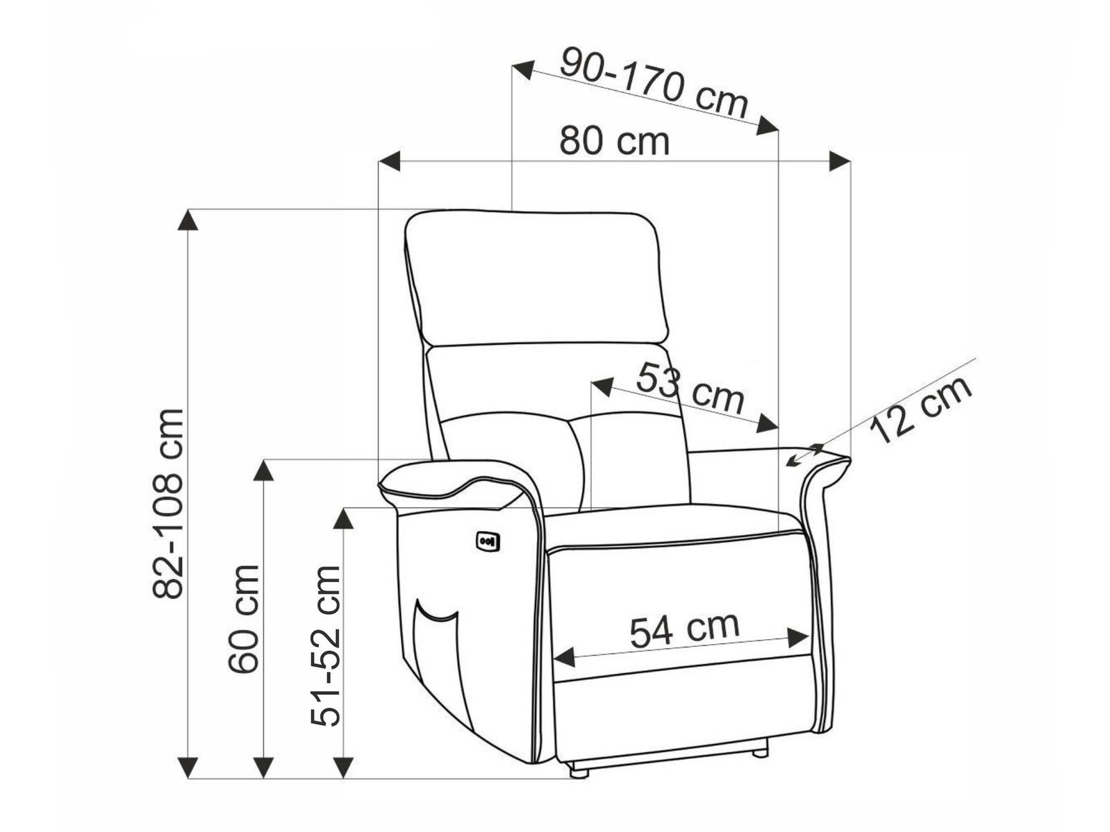 Fotoliu recliner Houston 1979 (Bej)