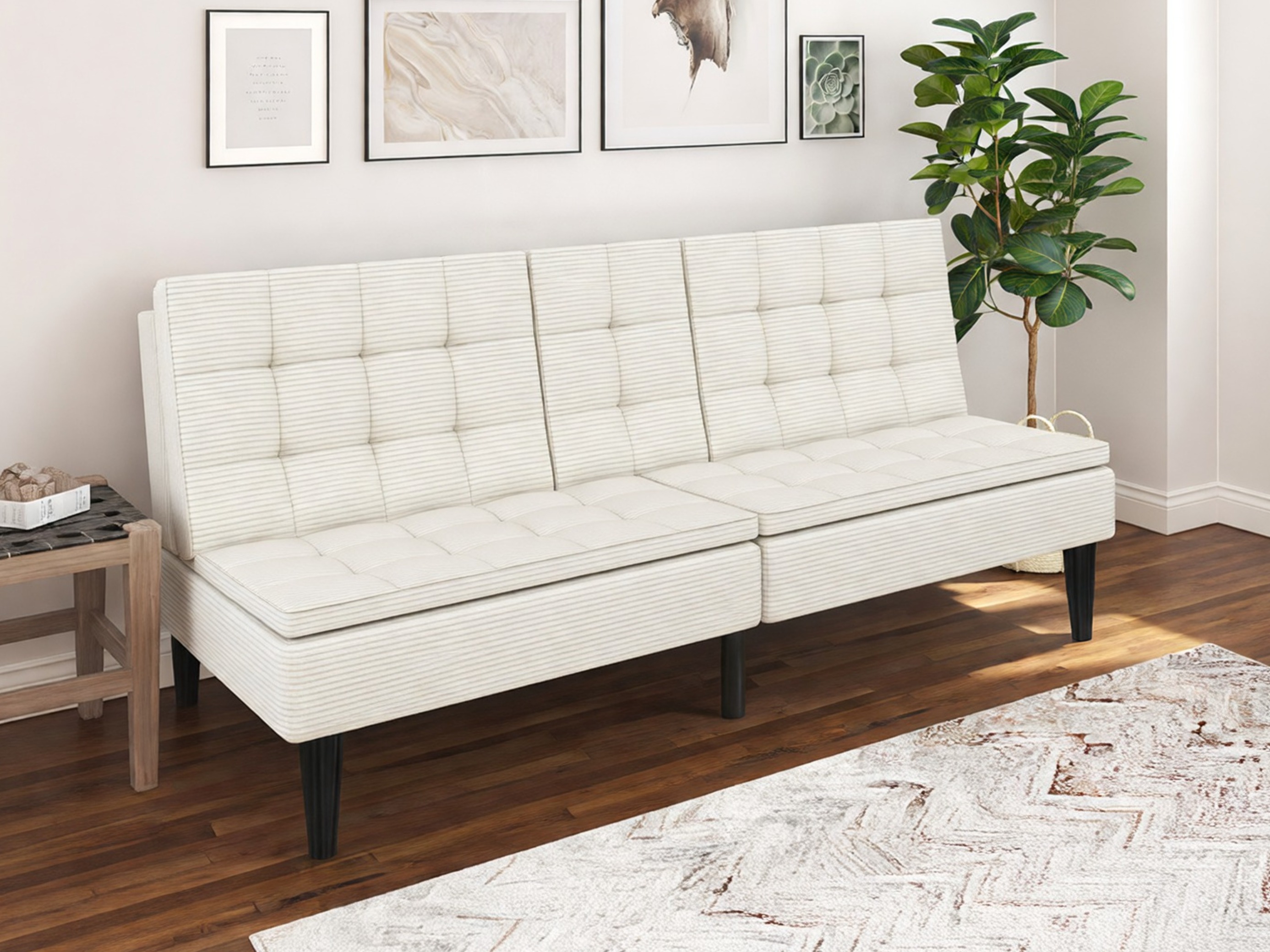 Canapea extensibilă Tulsa 683 (Crem)