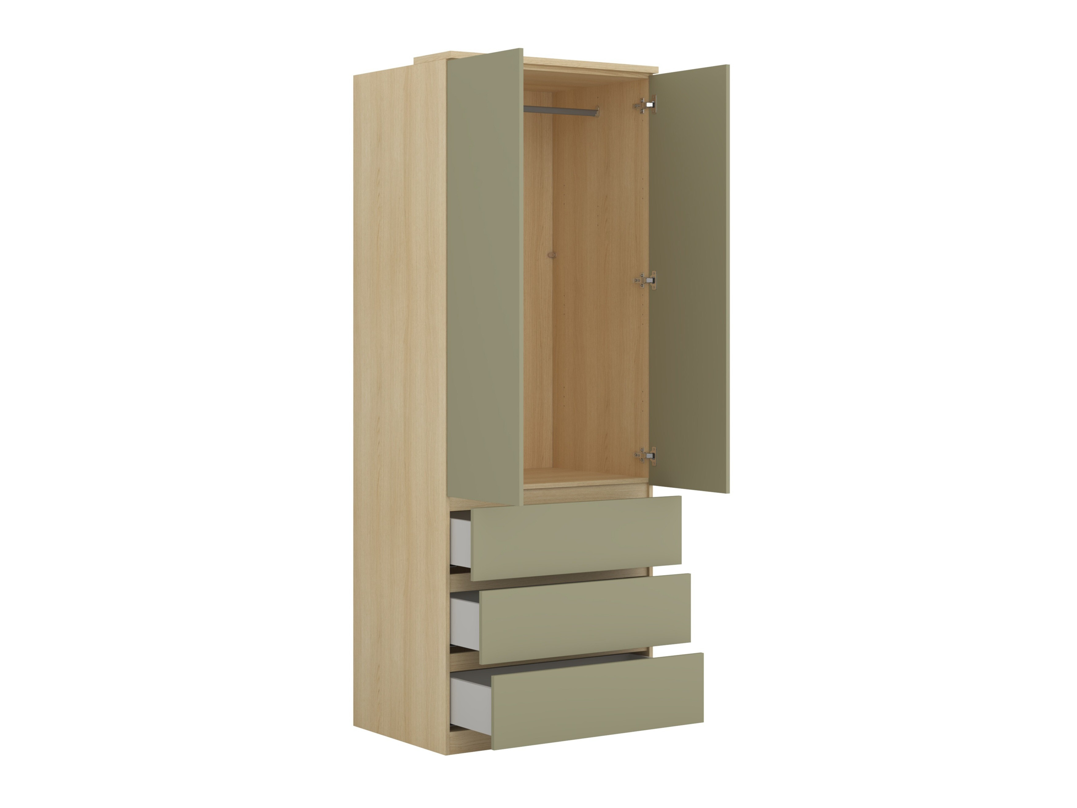 Dulap Nolcala 110 (Stejar + Eucalipt)