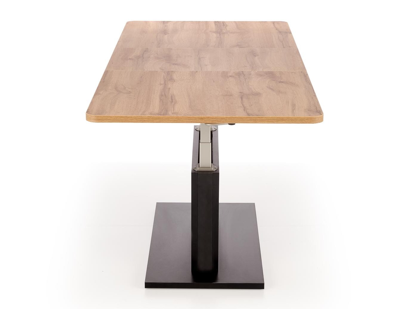 Măsuță de cafea extensibila Houston 1253 (Stejar Wotan + Negru)