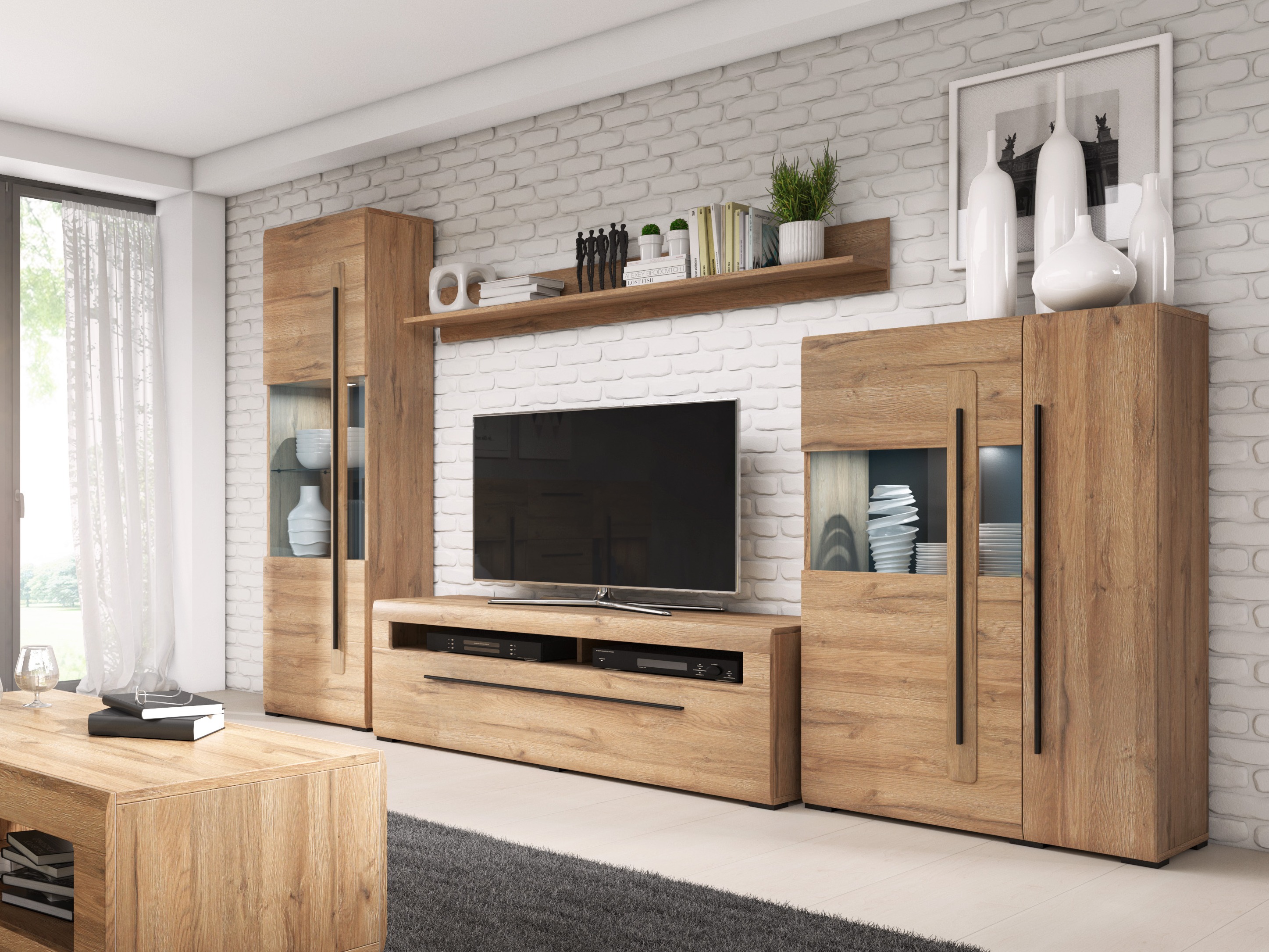 Raft de perete Ophsalu 100 (Stejar Grandson)