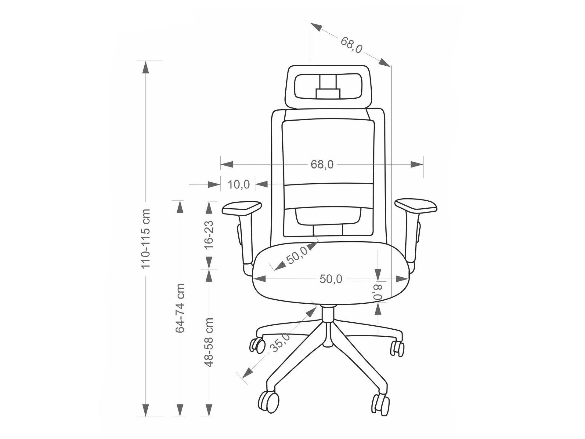 Scaun de birou Houston 2113