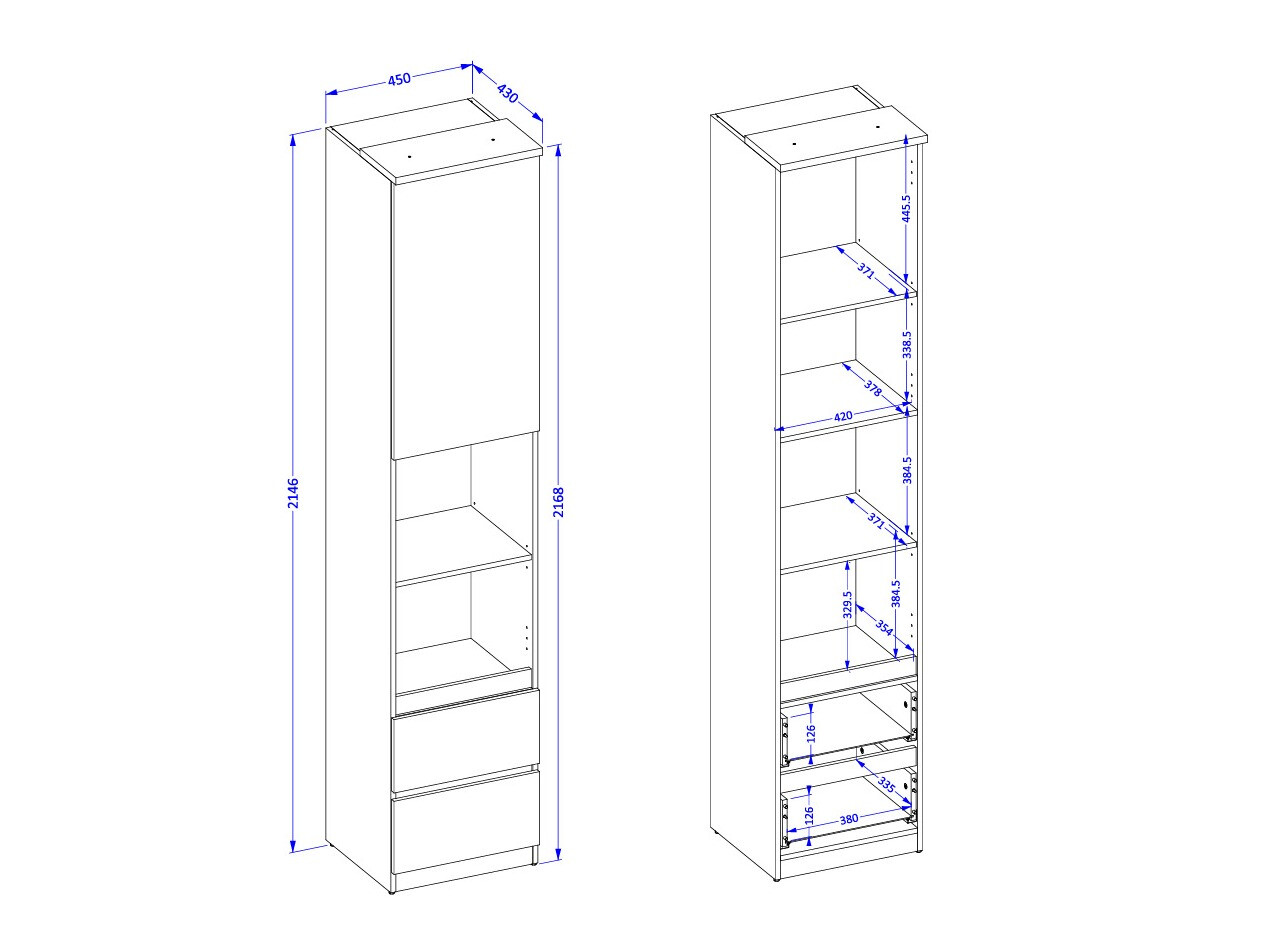 Raft Nolcala 112 (Stejar + Eucalipt)