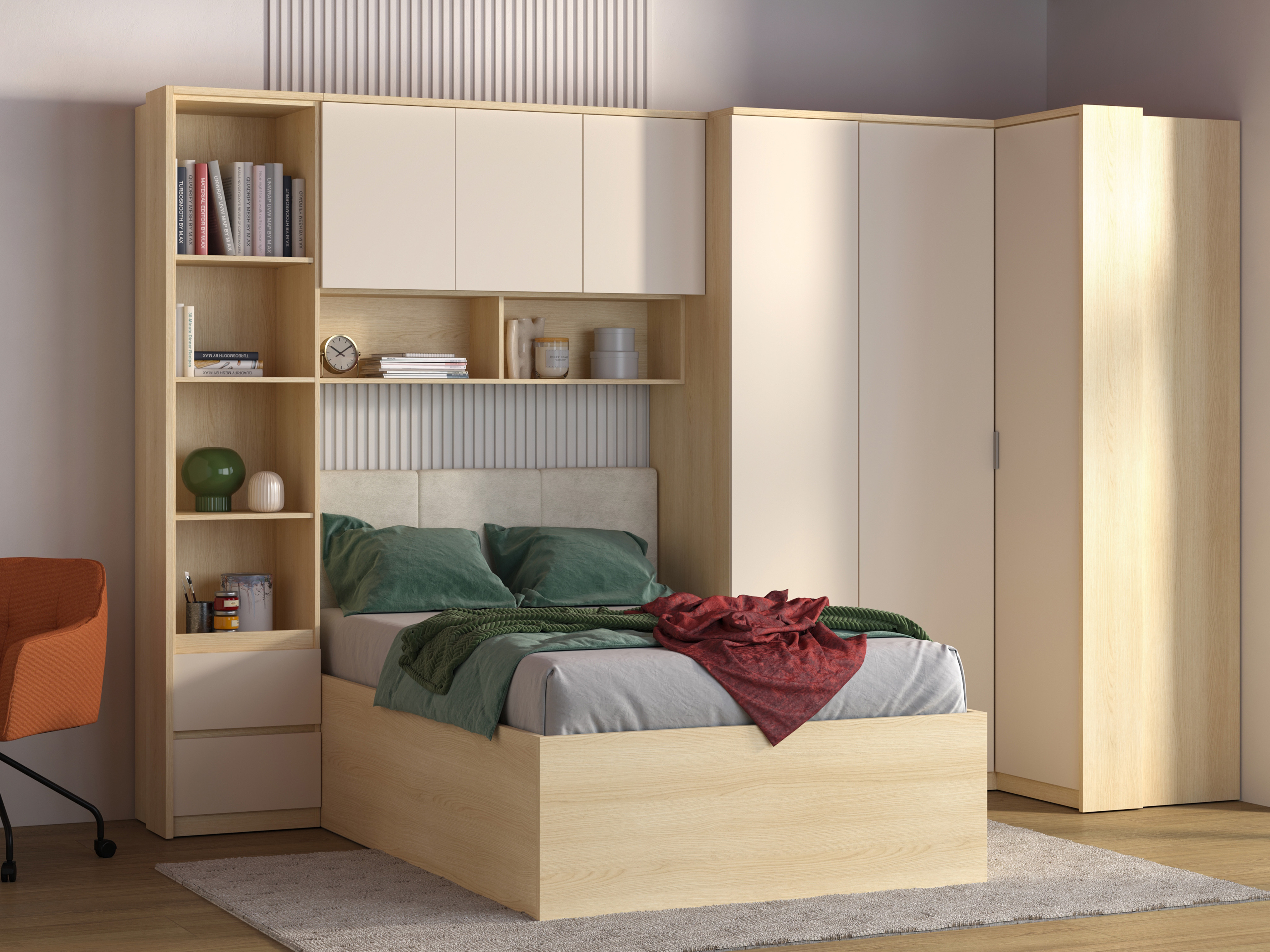 Set de mobilier Nolcala 121 (Stejar + Bej)