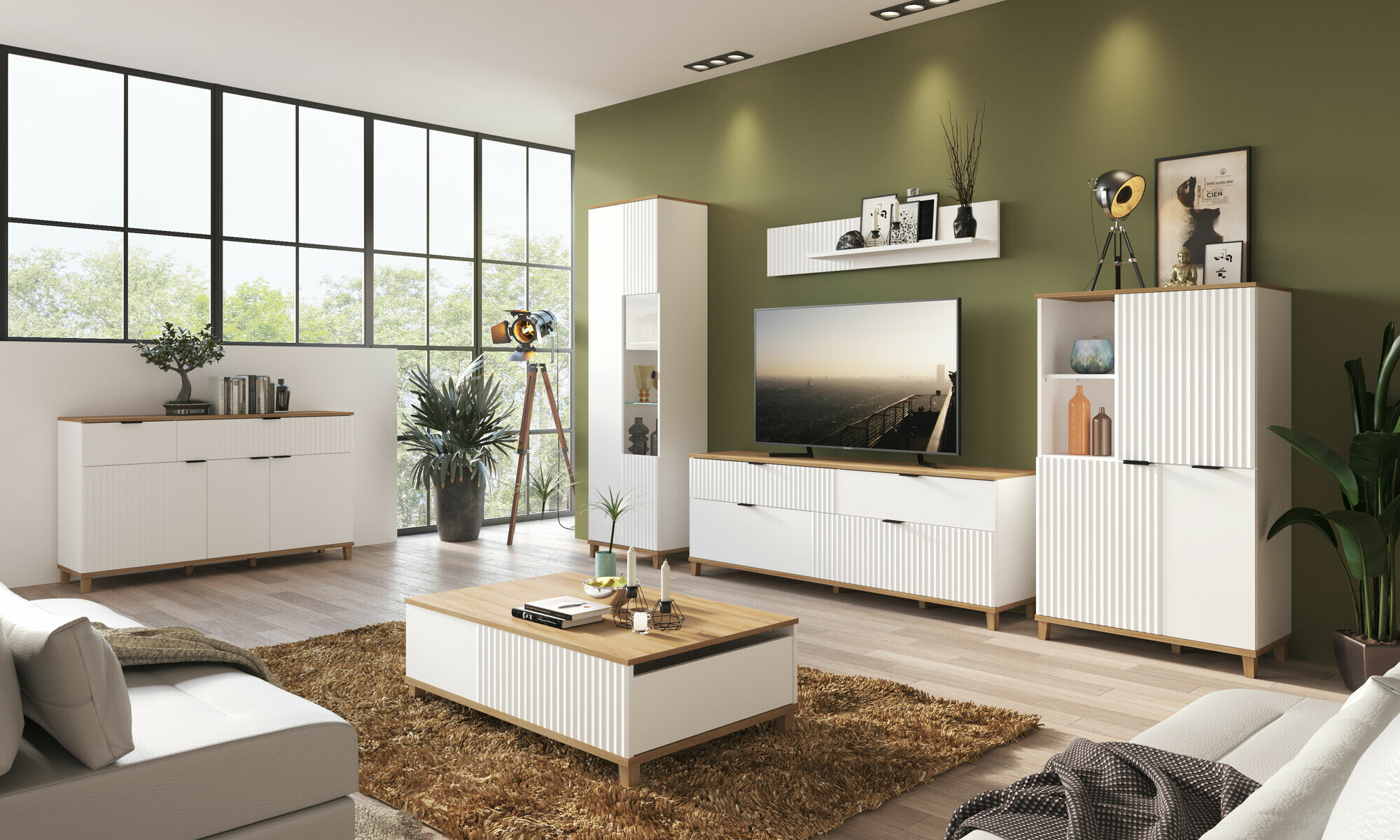 Comodă TV SR11366 cu ambalaj deteriorat