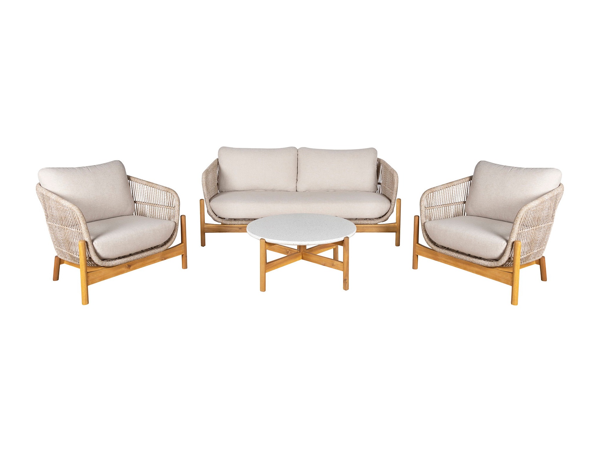 Set mobilier de exterior Tivevai 107