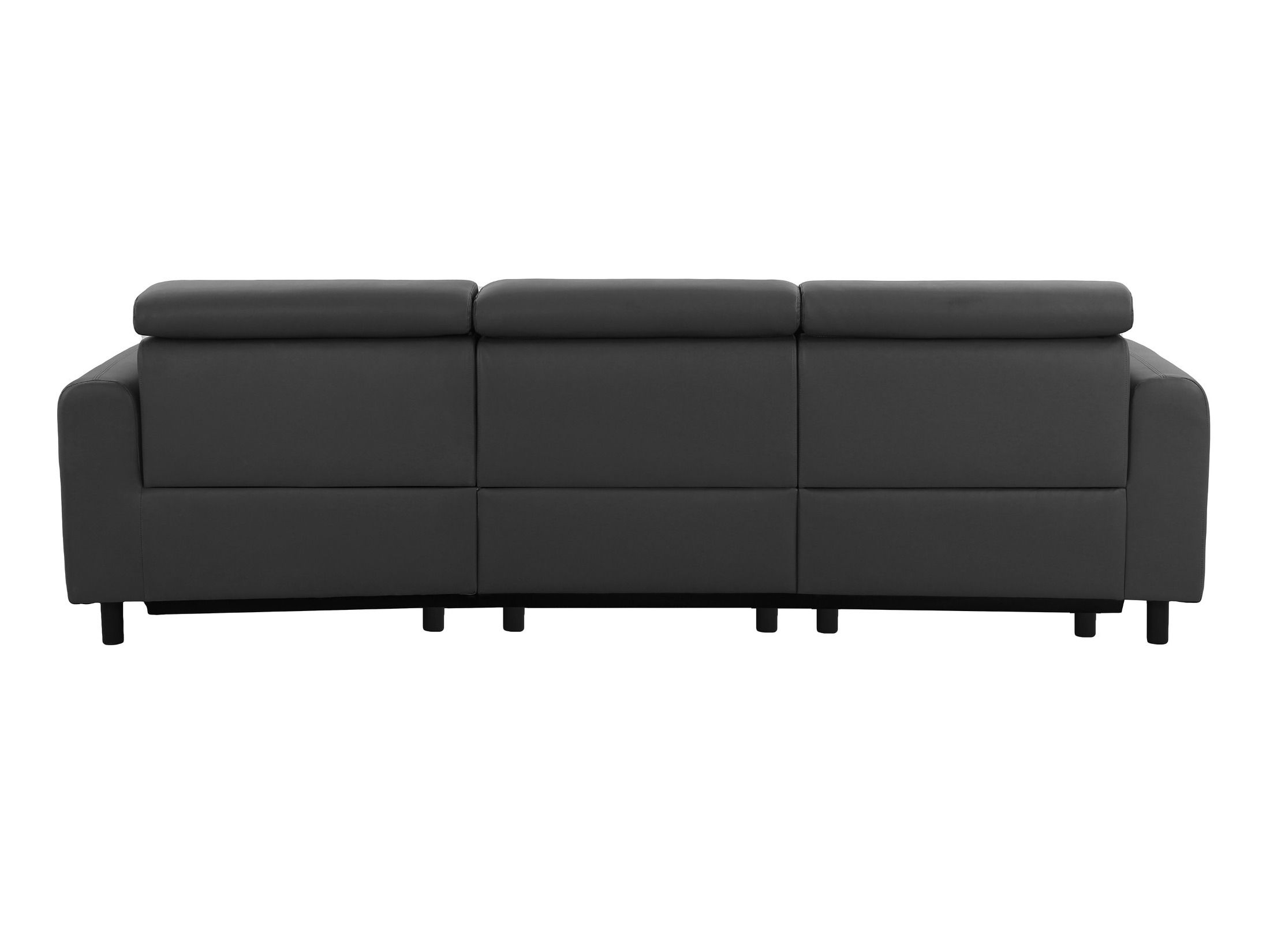 Colțar cu recliner Denton 1509 (Gri inchis)