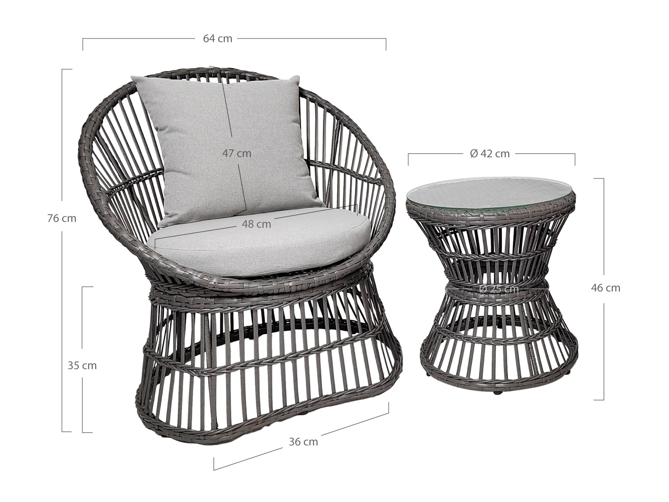 Set de balcon Brea 313