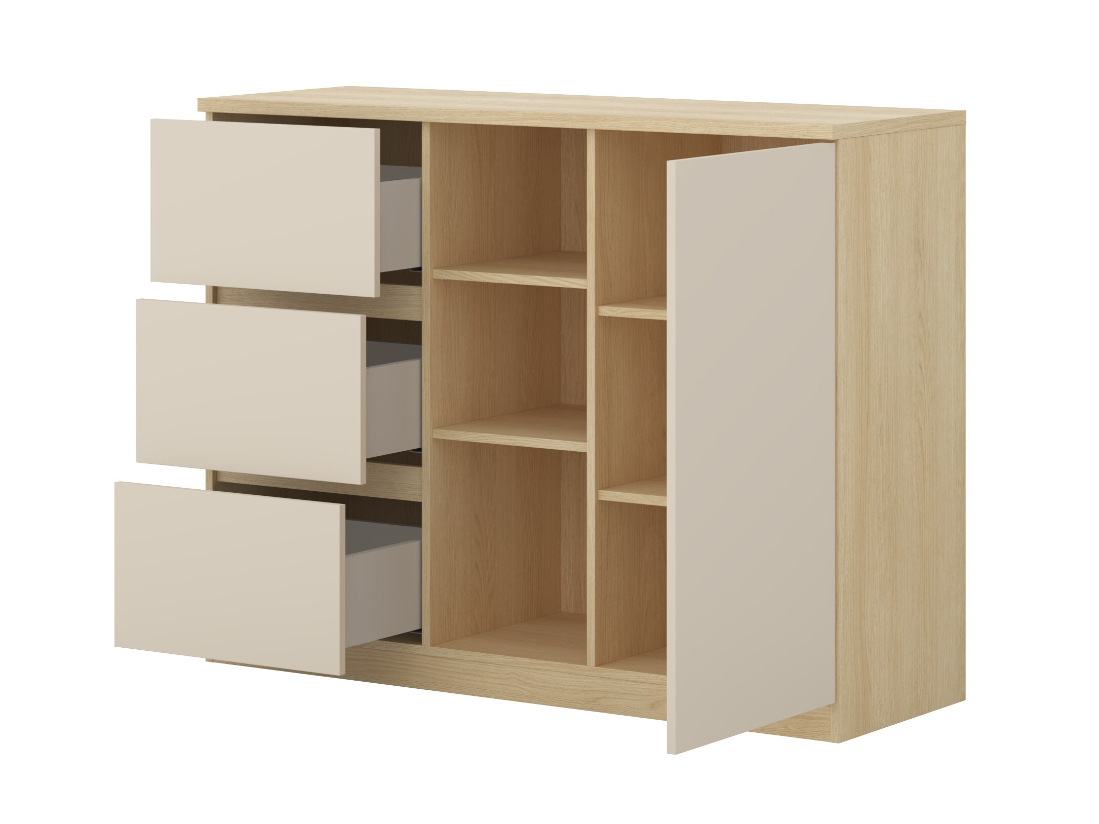 Set de mobilier Nolcala 122 (Stejar + Bej)
