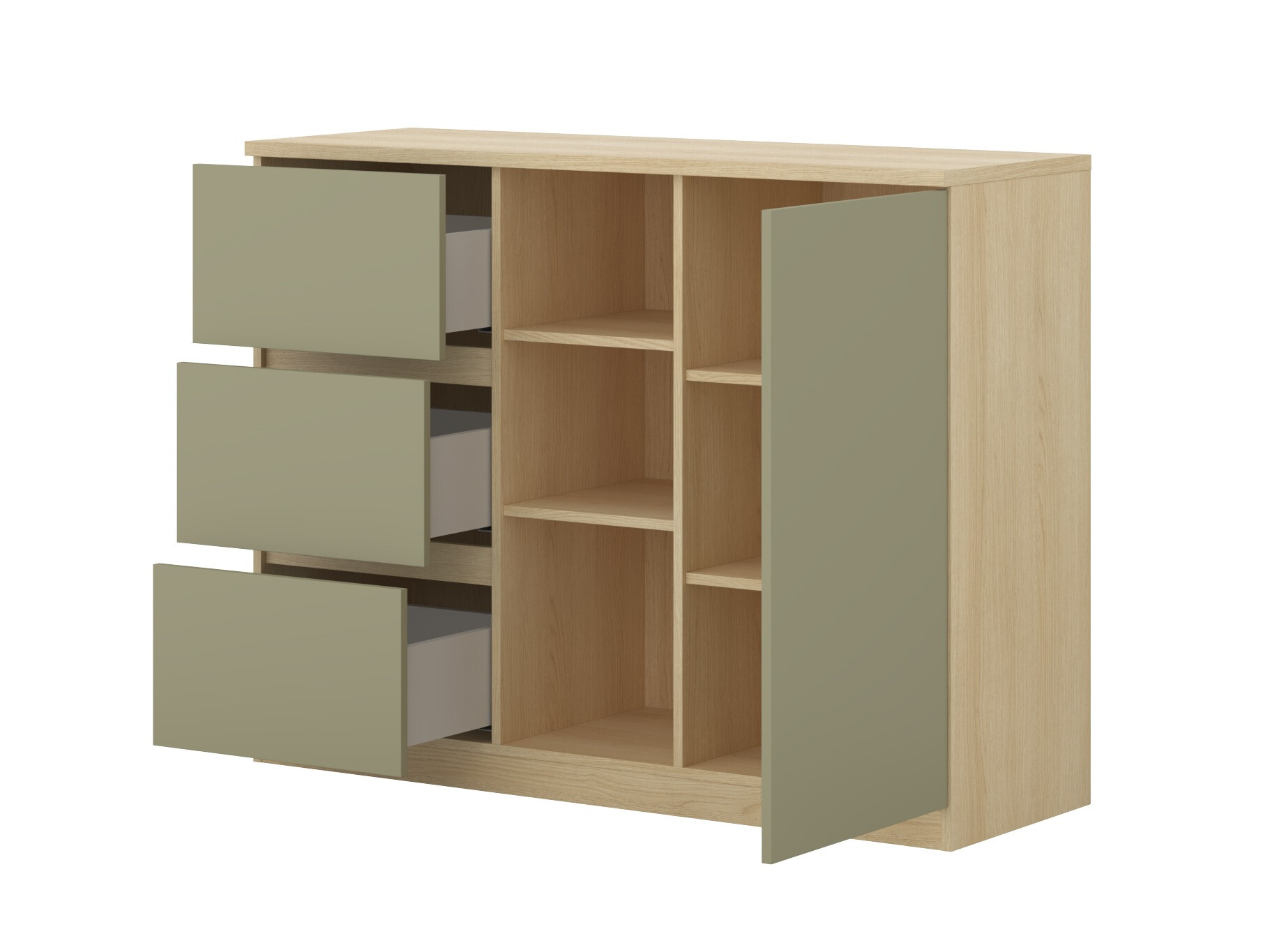 Set de mobilier Nolcala 122 (Stejar + Eucalipt)