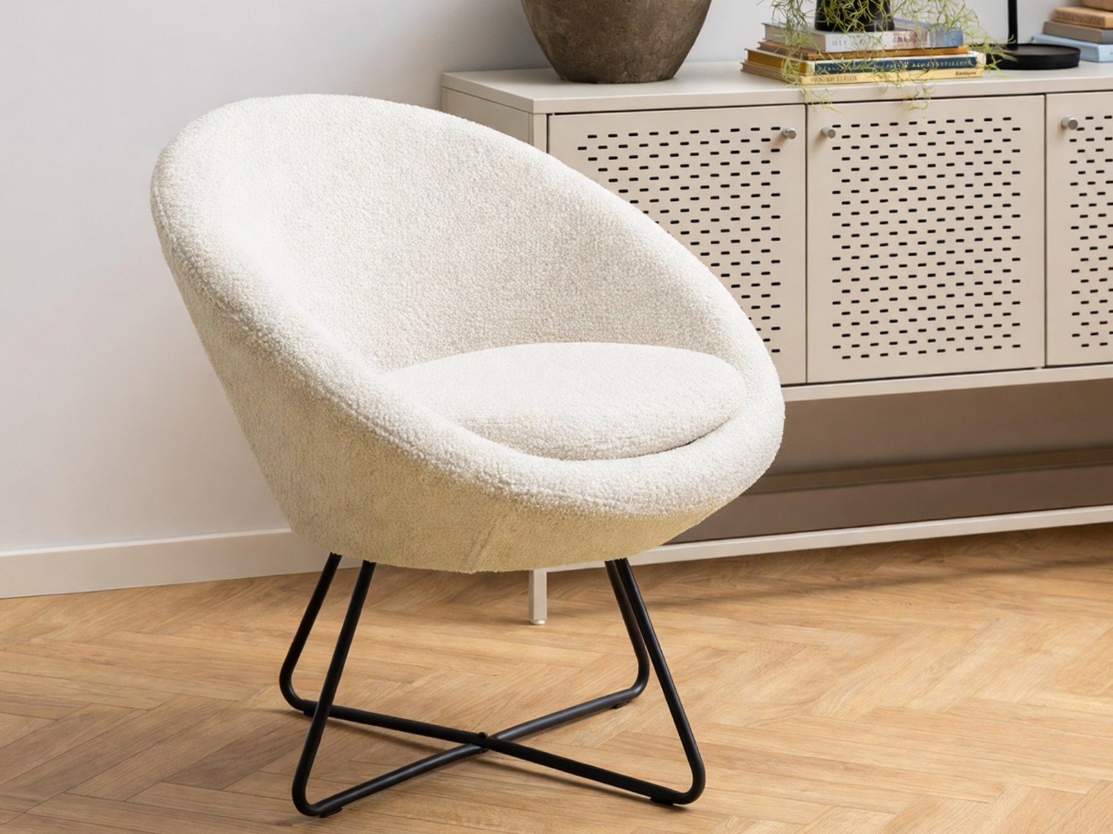 Fotoliu Norsica 245 (Crem + Negru)