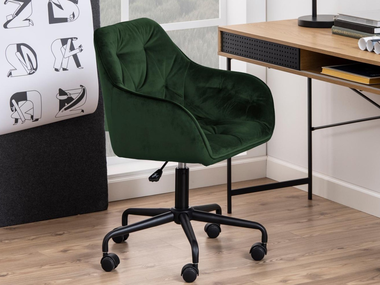 Scaun de birou Norsica 475 (Verde)
