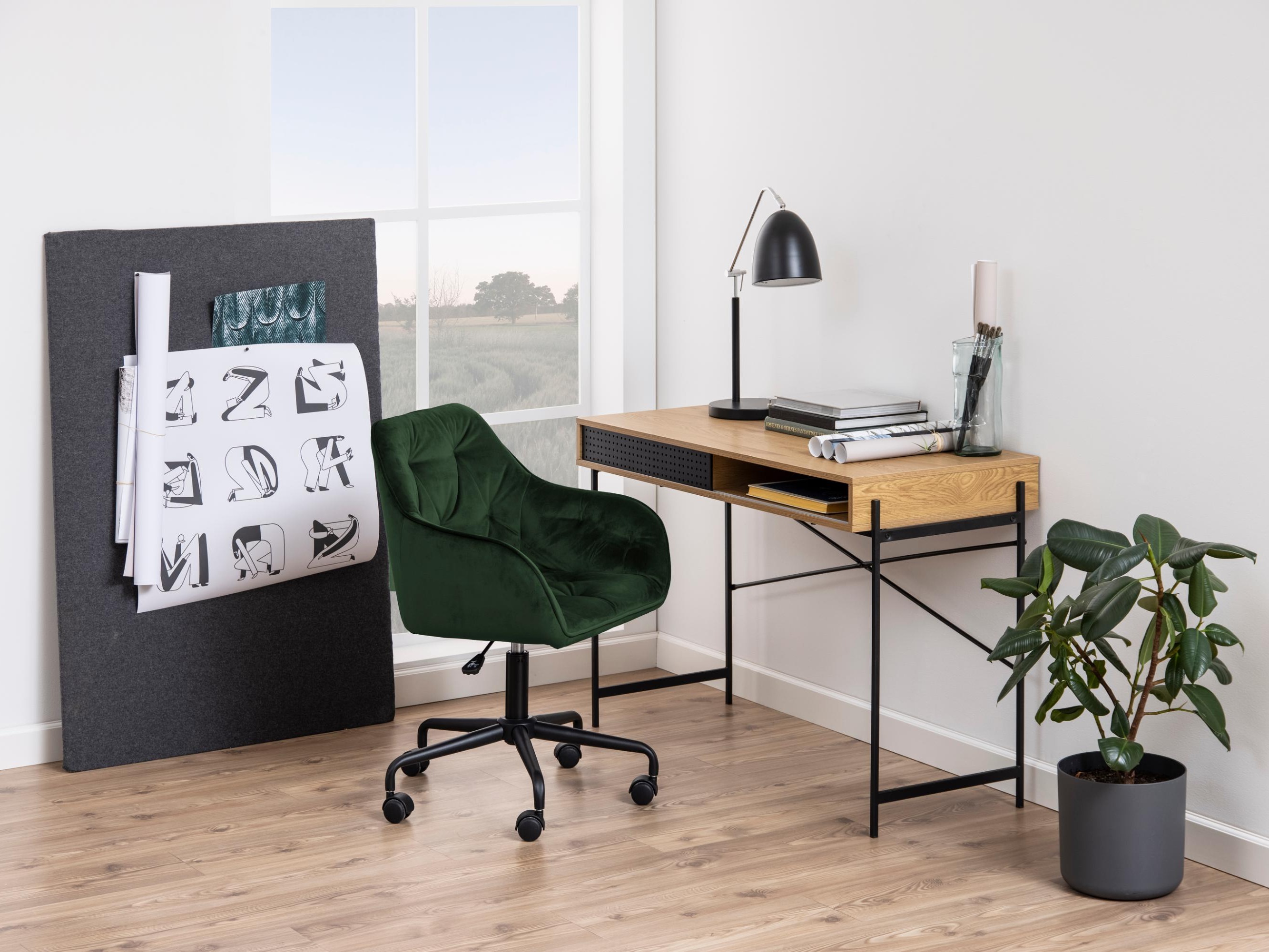 Scaun de birou Norsica 475 (Verde)