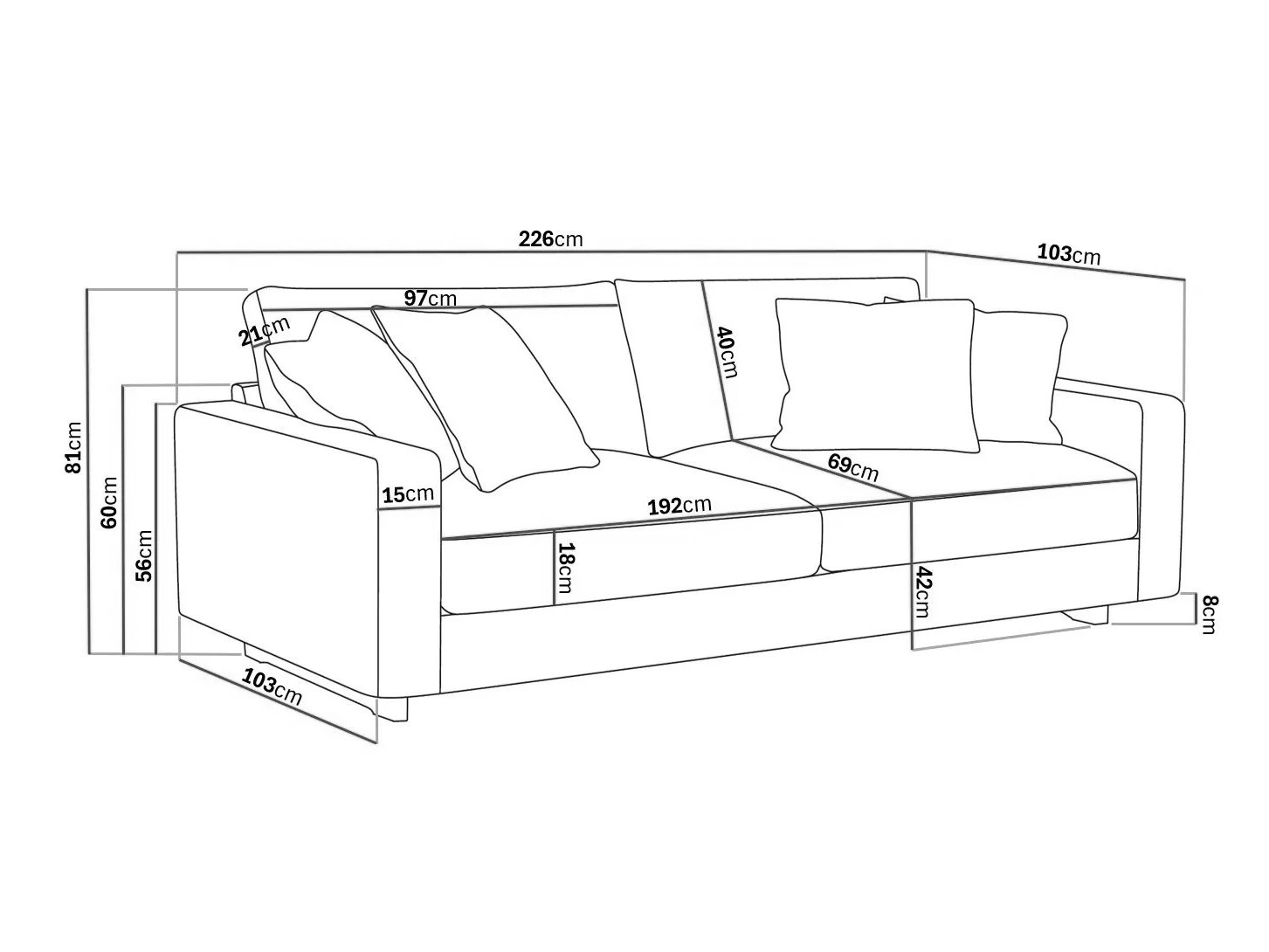 Canapea Tivsoe 109 (Storm 02)
